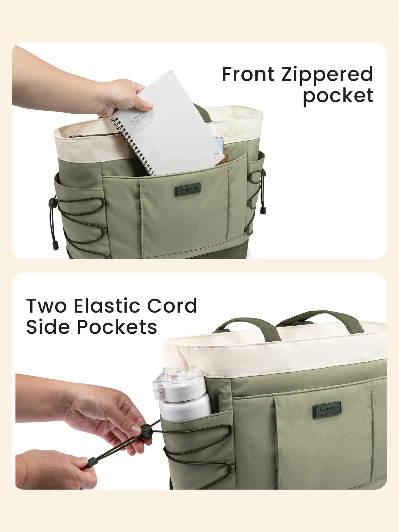 Puffer Tote Bag 15.6" 17.3" sold by LOVEVOOK product image thumbnail 4