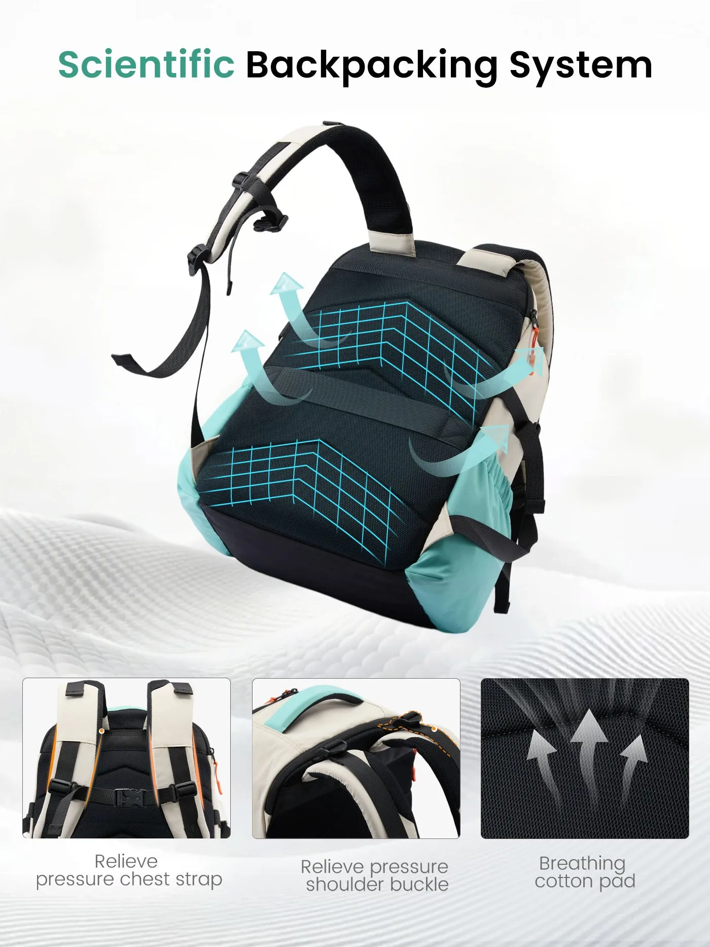 Laptop Backpack Bag 15.6" 17.3" sold by LOVEVOOK product image thumbnail 3