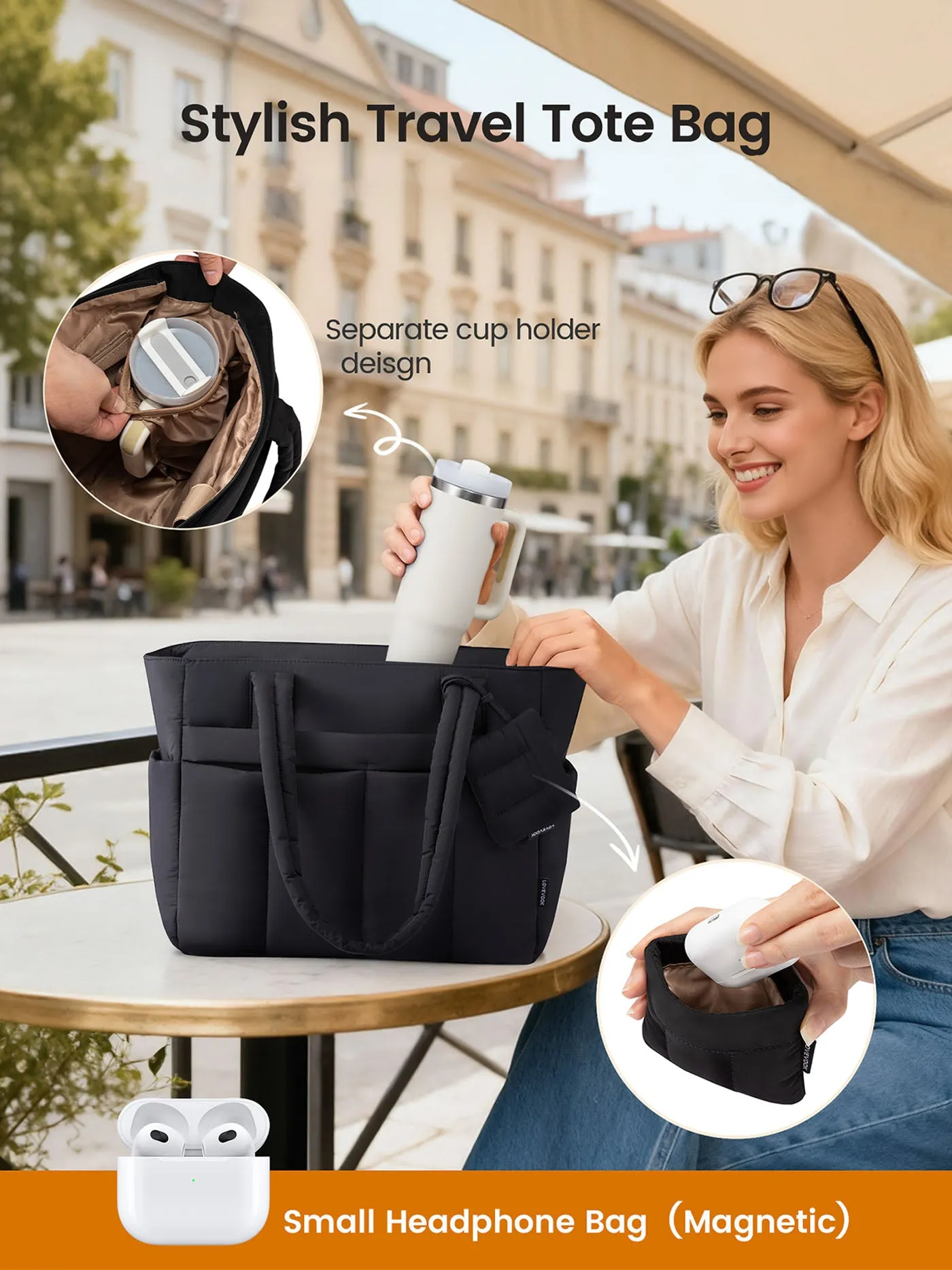 Buffer Tote Bag sold by LOVEVOOK product image thumbnail 4