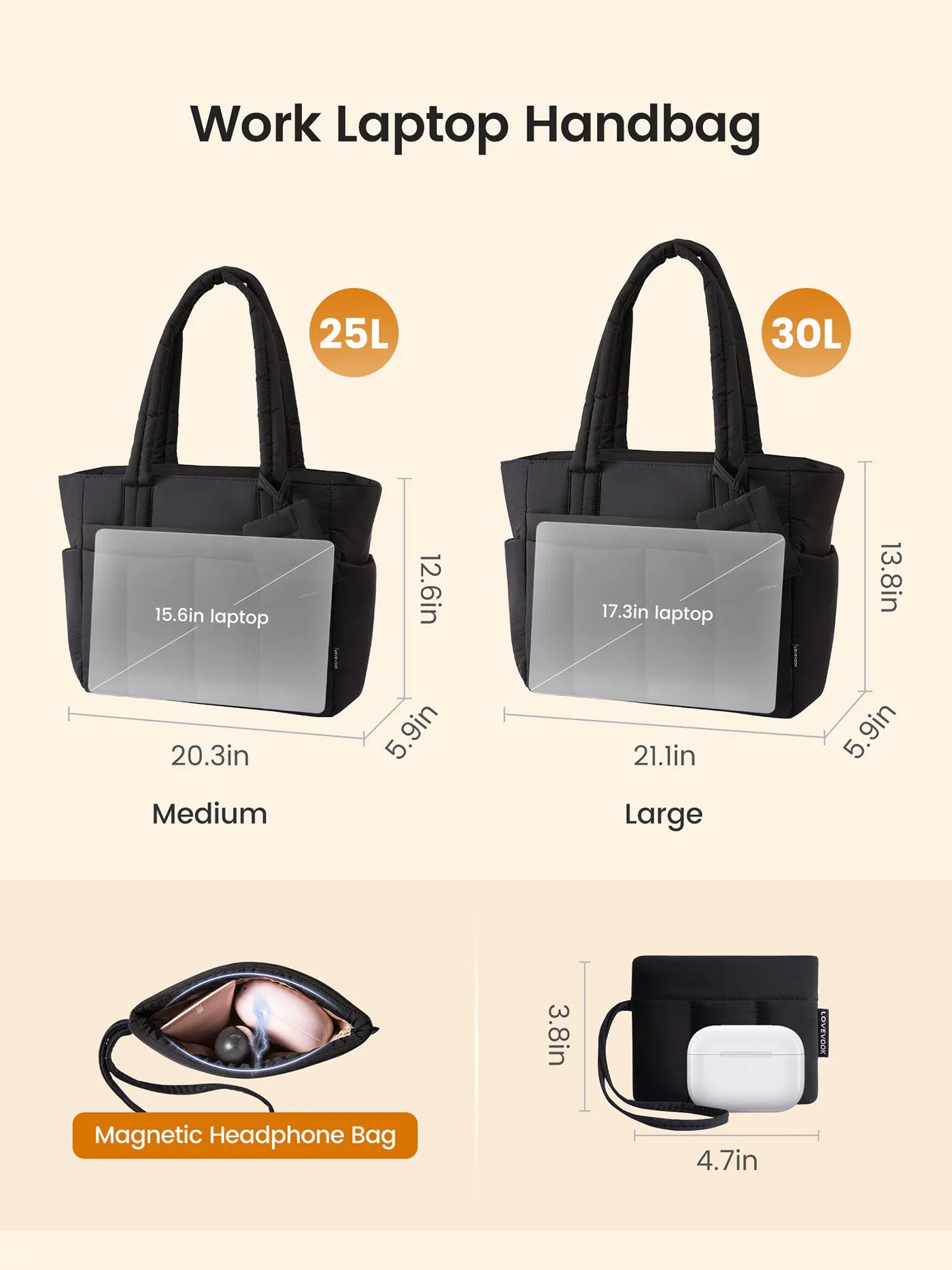 Buffer Tote Bag sold by LOVEVOOK product image thumbnail 5