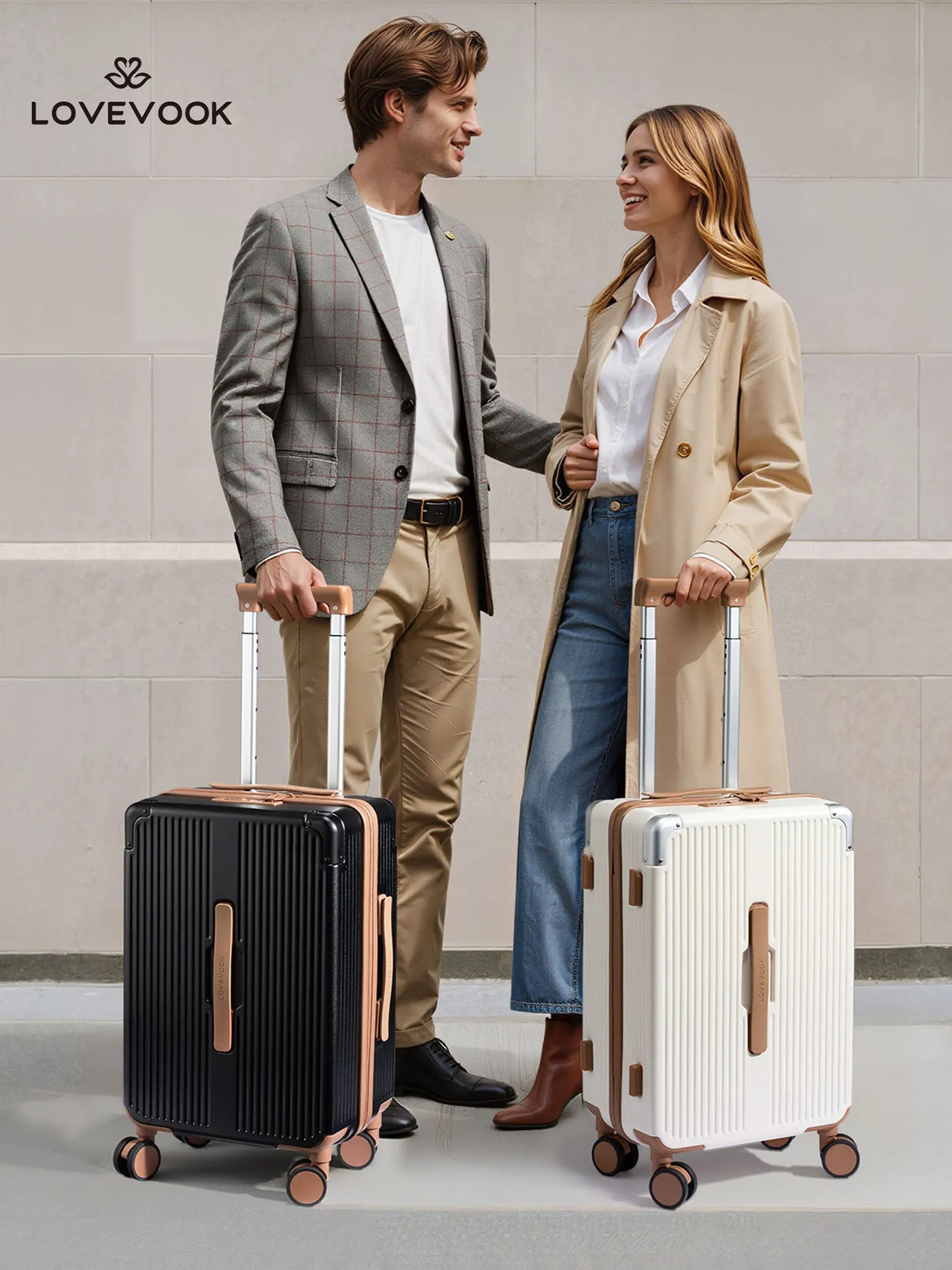 Carry On Luggage 20"(ONLY US ) sold by LOVEVOOK product image thumbnail 2