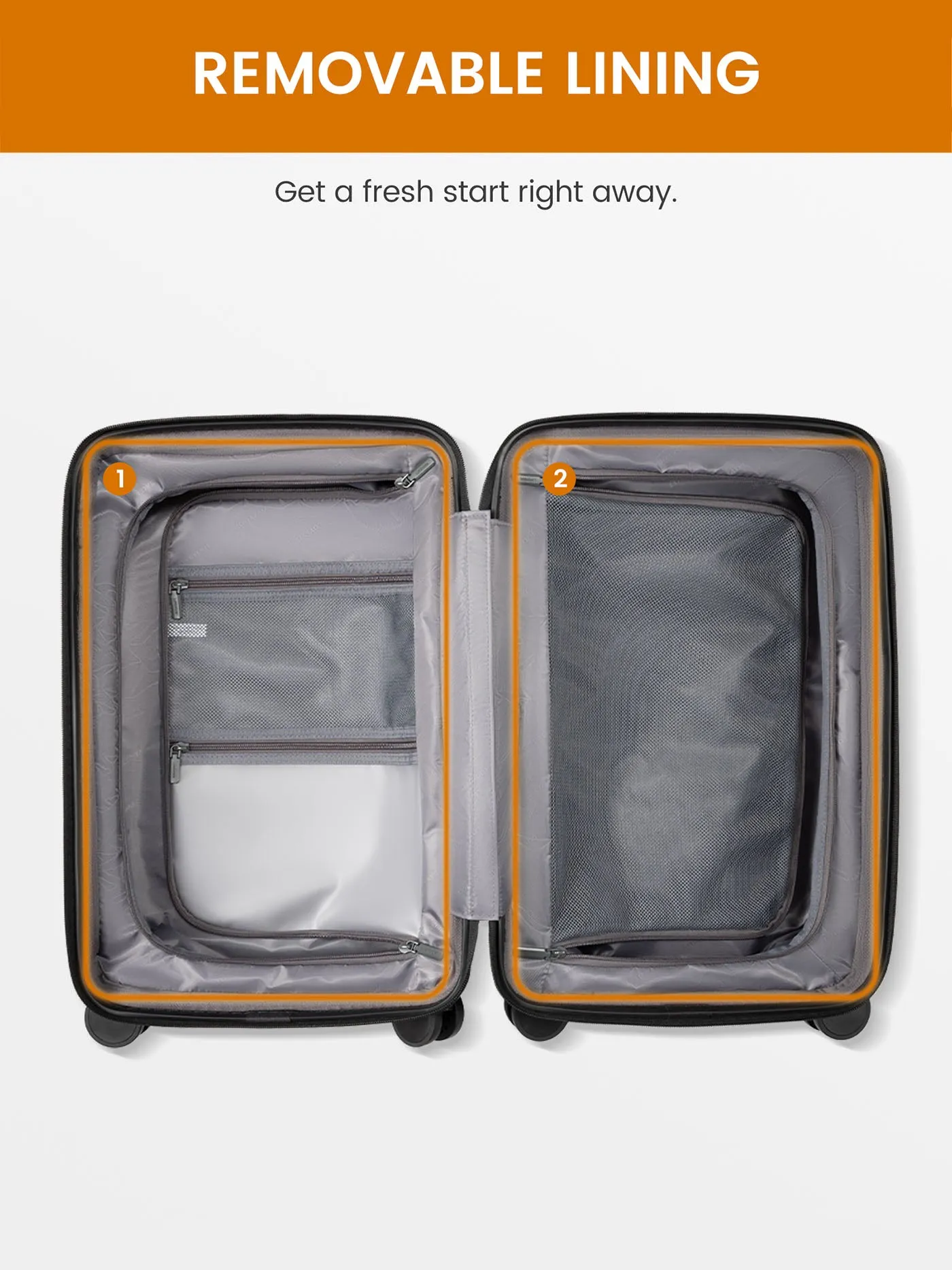 Carry On Luggage 22" 24"(ONLY US ) sold by LOVEVOOK product image thumbnail 4