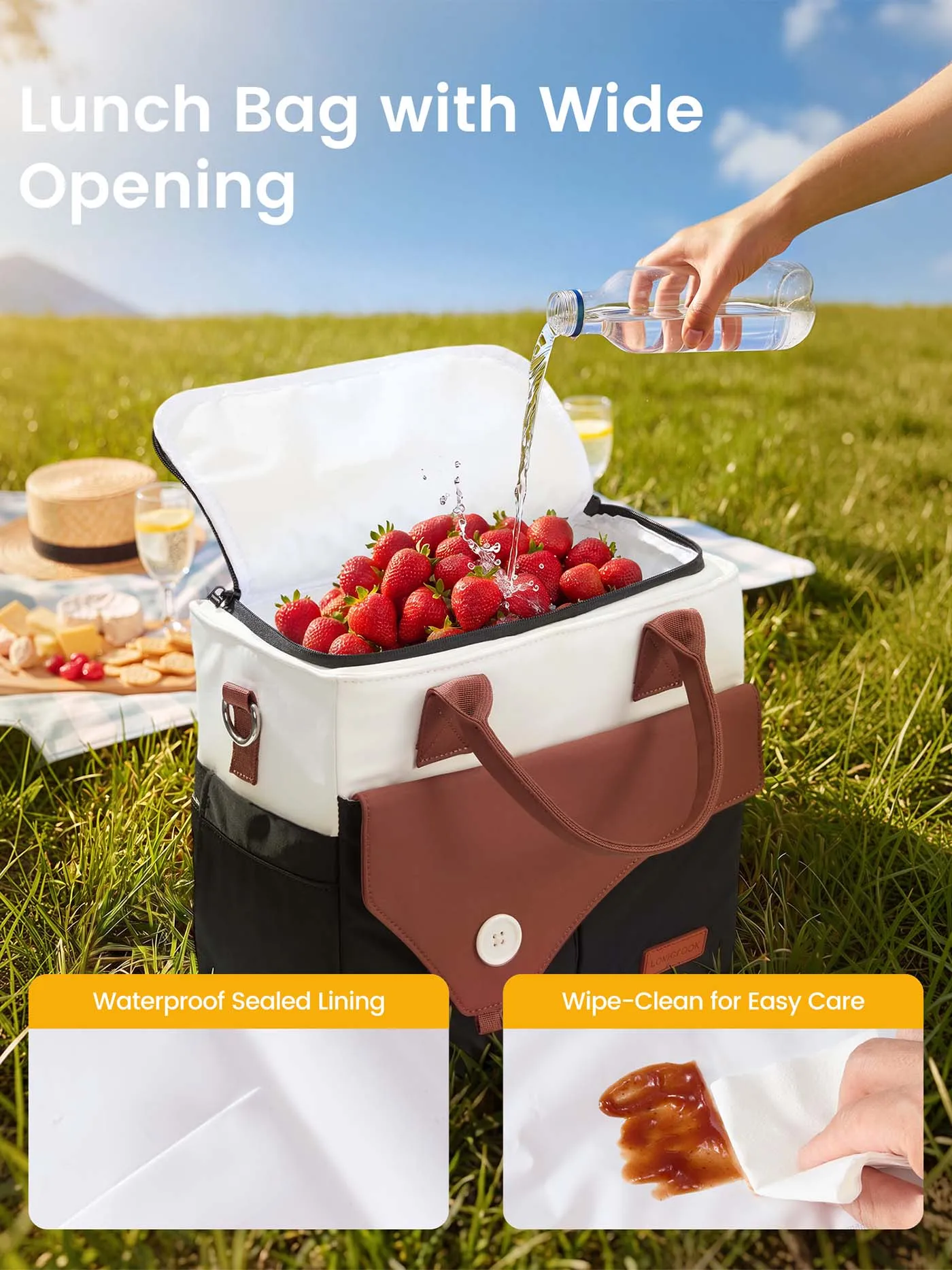 Insulated Lunch Bag 13L/17L sold by LOVEVOOK product image thumbnail 5