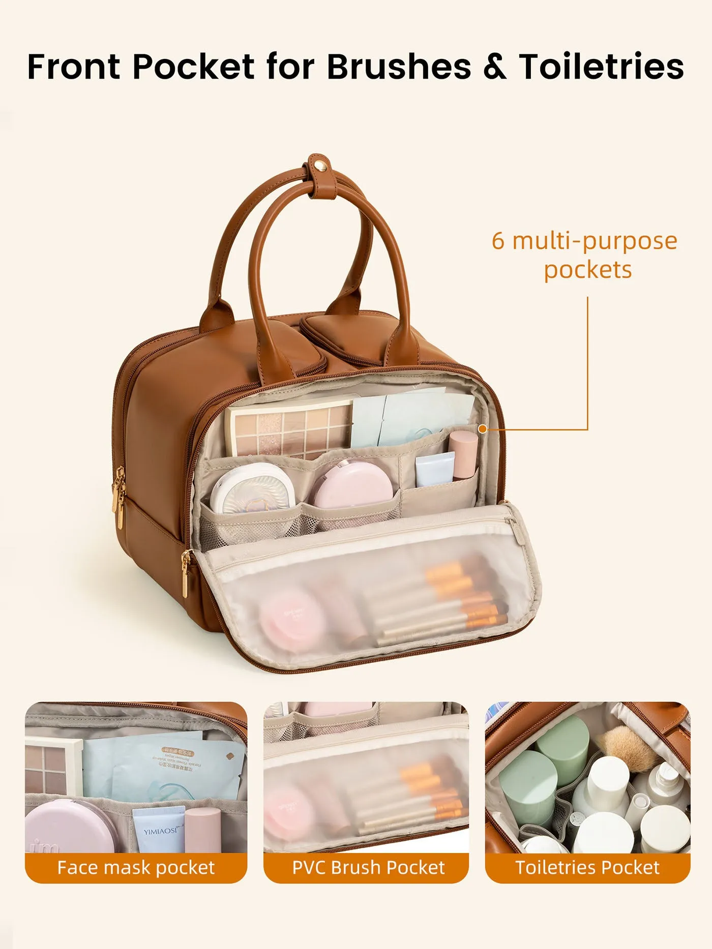 Travel Toiletry Bag sold by LOVEVOOK product image thumbnail 4
