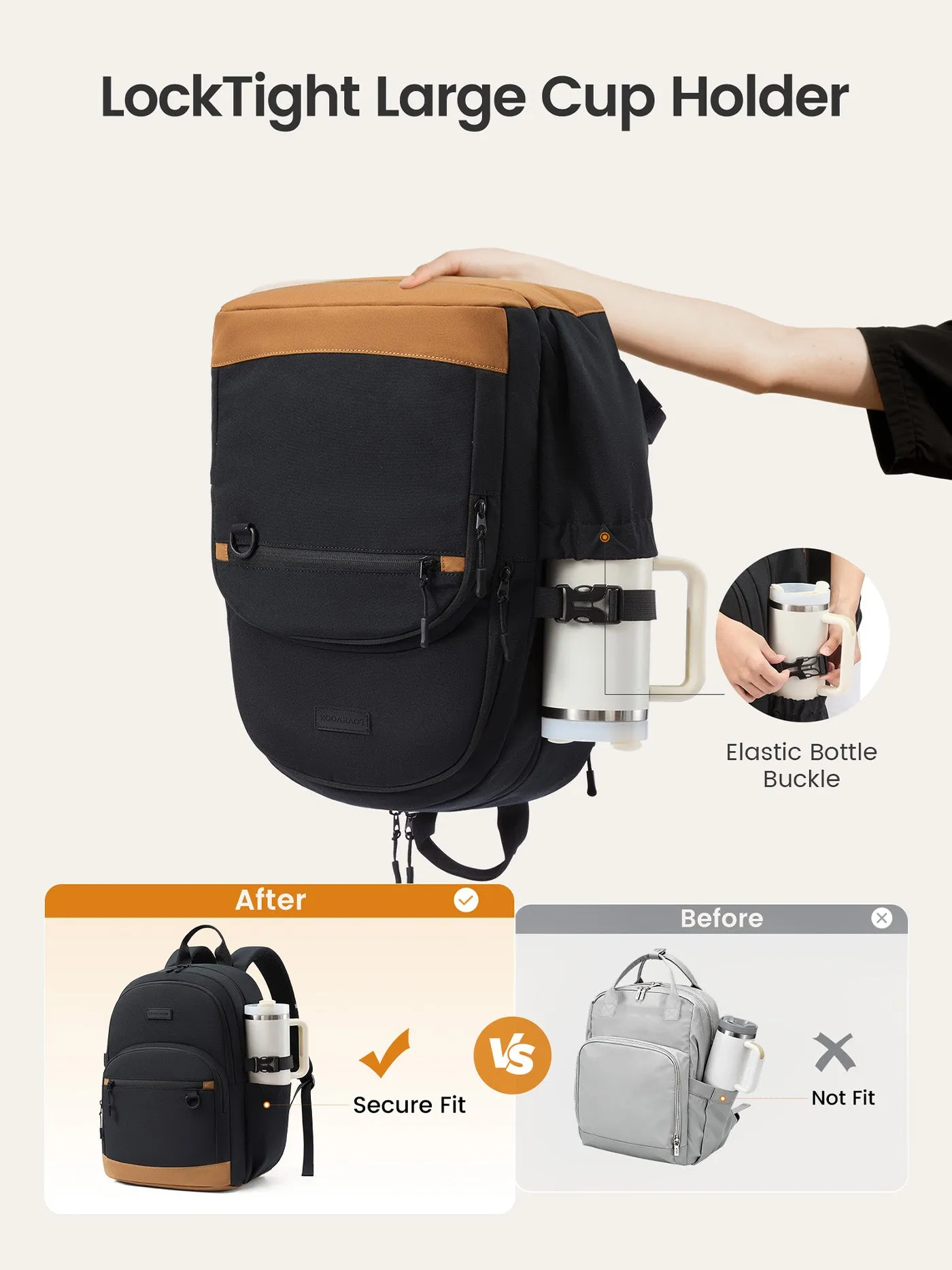 Travel Laptop Backpack 15.6" 17.3" sold by LOVEVOOK product image thumbnail 3
