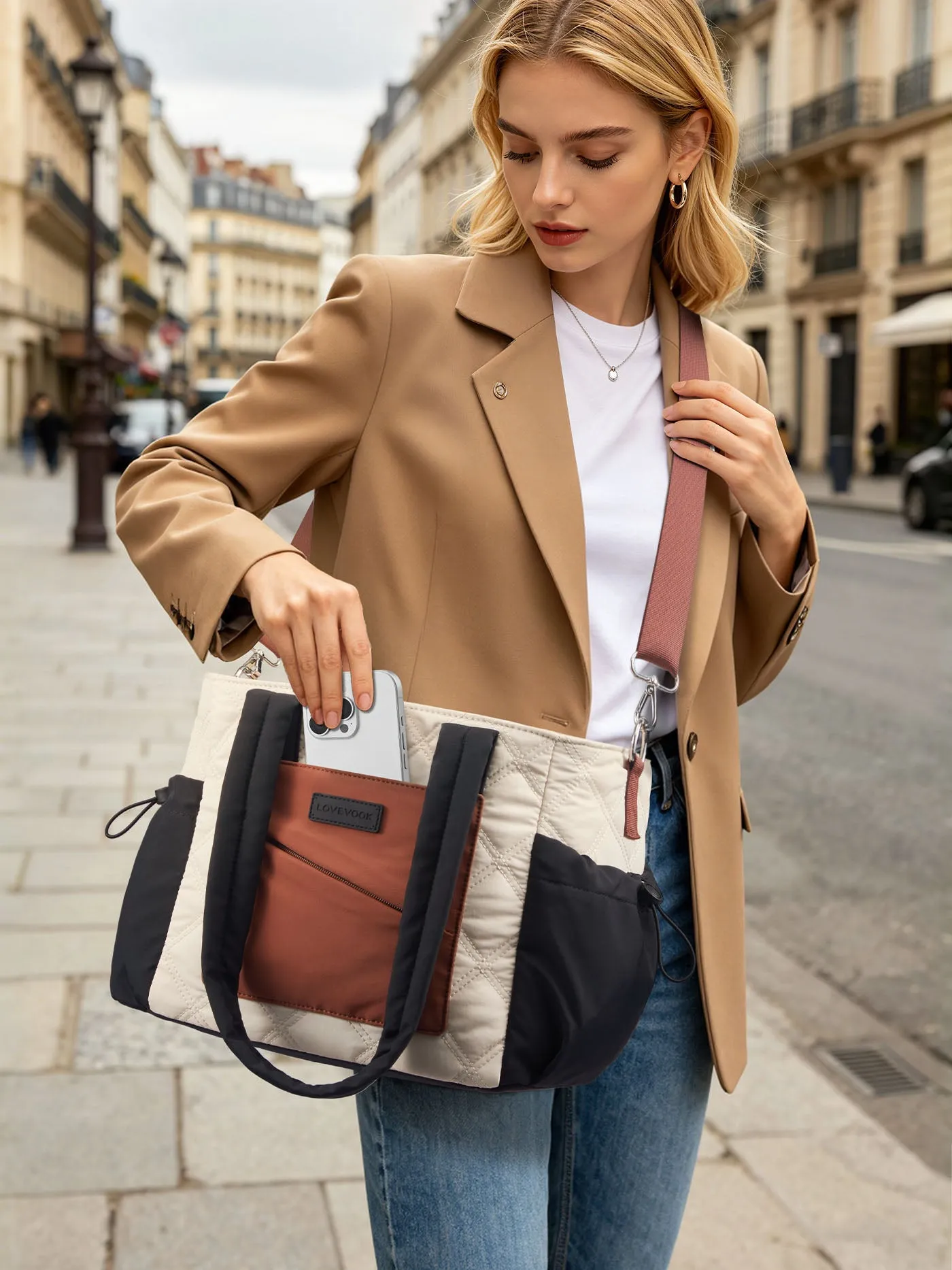 Quilted Insulated Lunch Bag 15L/18L sold by LOVEVOOK product image thumbnail 2
