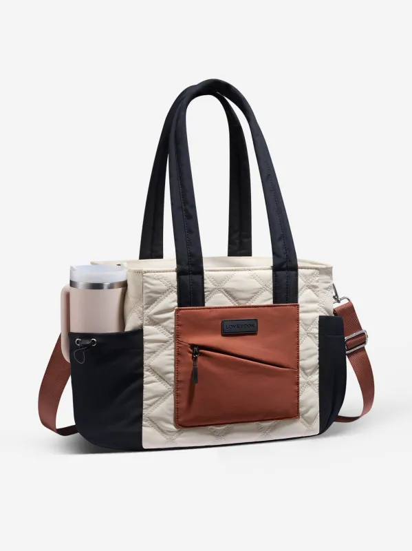 Quilted Insulated Lunch Bag 15L/18L made by LOVEVOOK