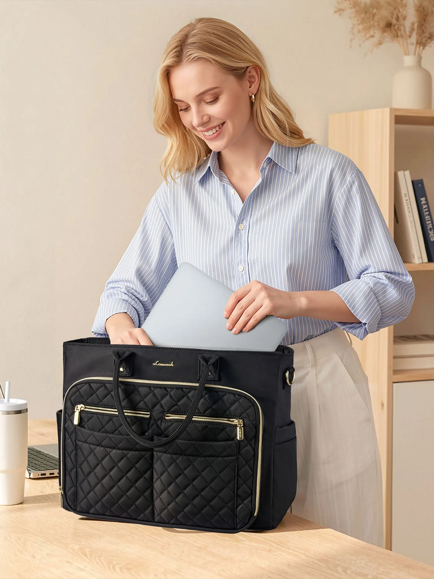 Laptop Tote Bag 15.6" 17.3",5776 sold by LOVEVOOK product image thumbnail 2