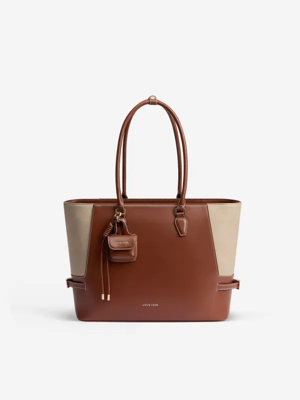 The Anchor Collection Tote Bag, C0003, Cognac made by LOVEVOOK