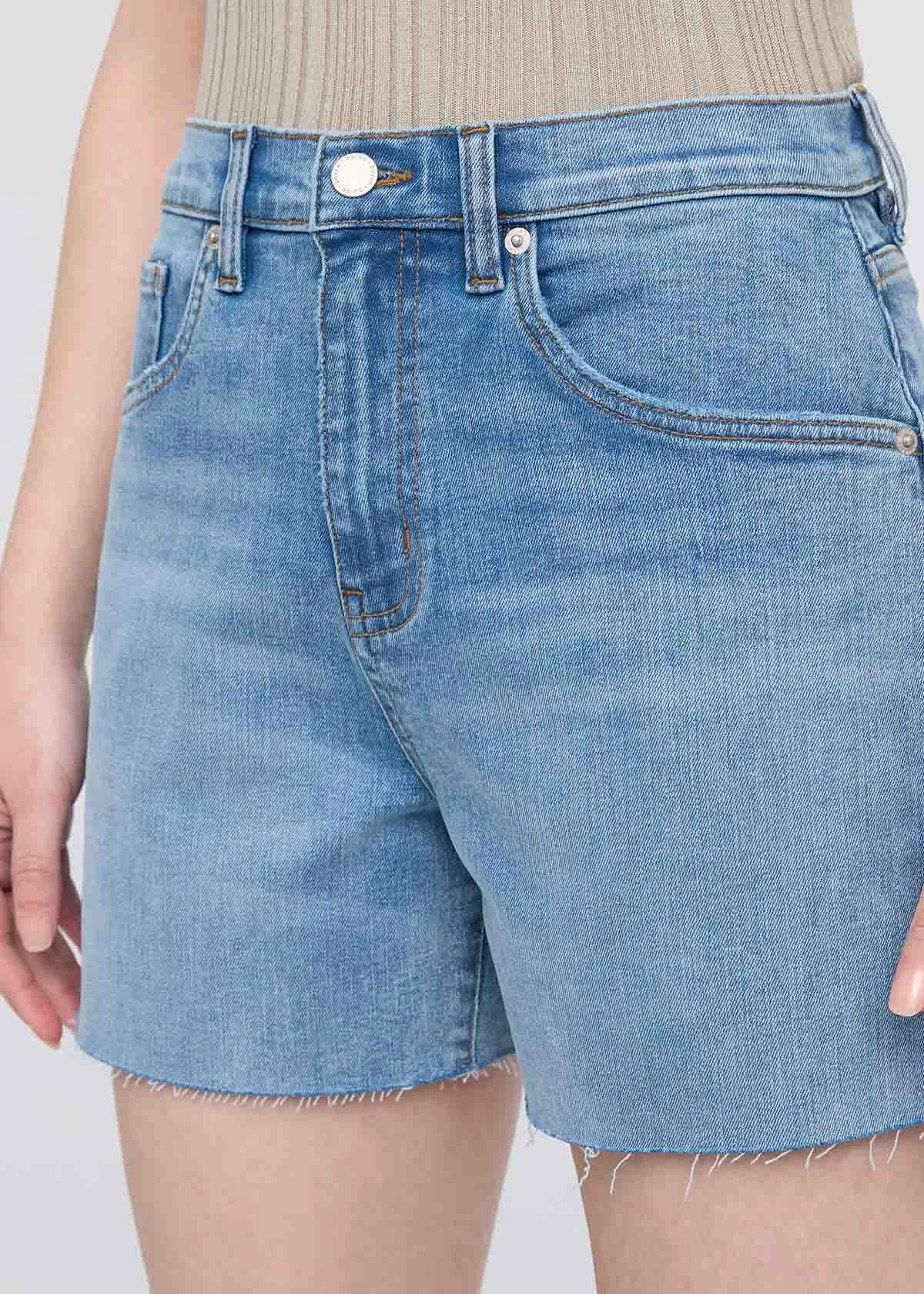 Performance Denim+ High Rise Relaxed Short - Light Heritage sold by DUER product image thumbnail 5