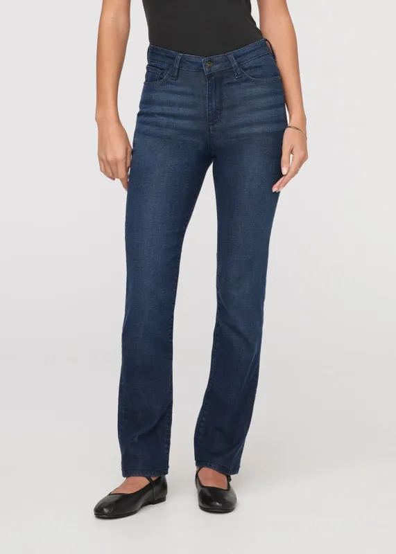 No Sweat Denim High Rise Slim Straight - Worn Rinse sold by DUER