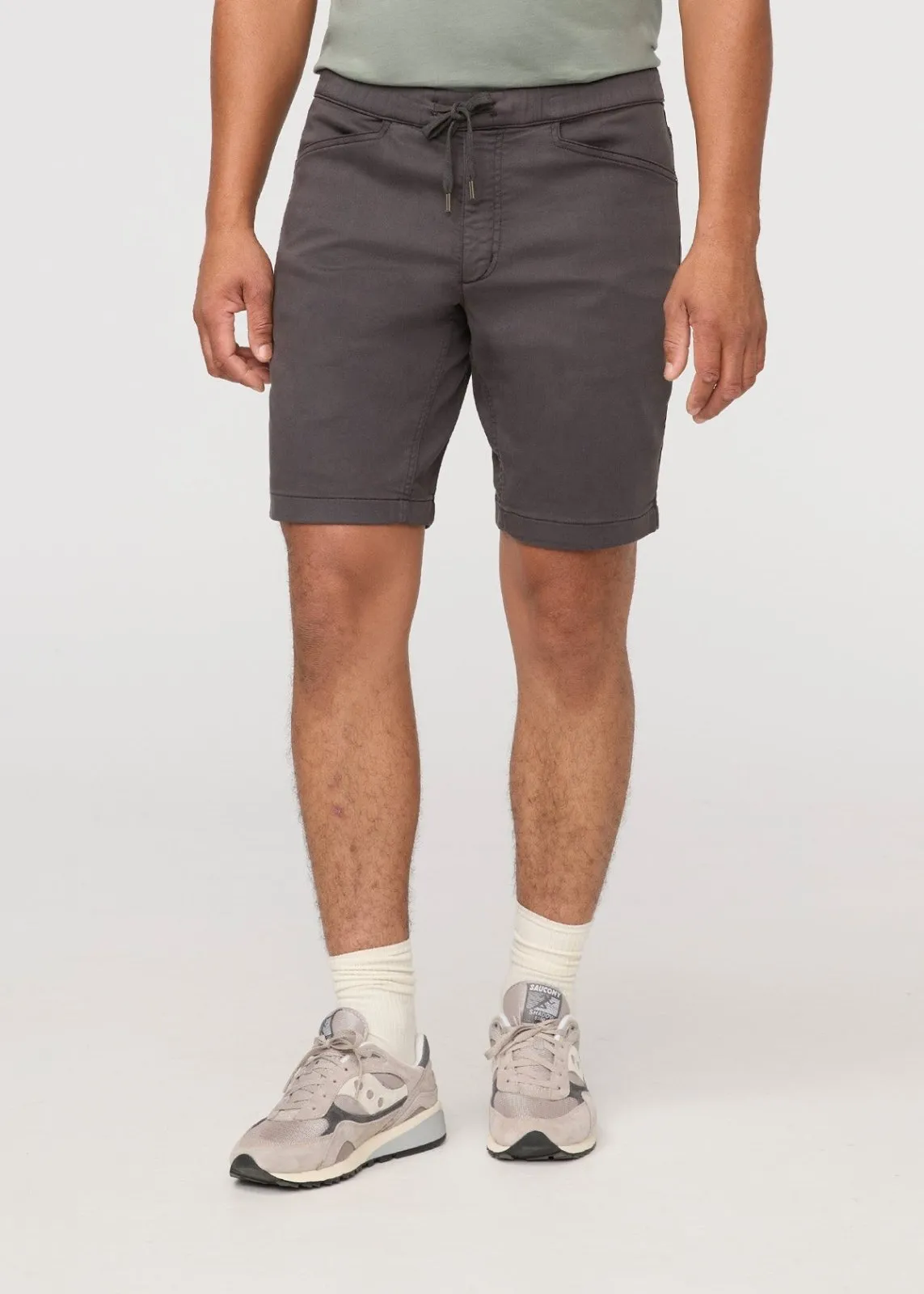 No Sweat Essential Short - Charcoal sold by DUER
