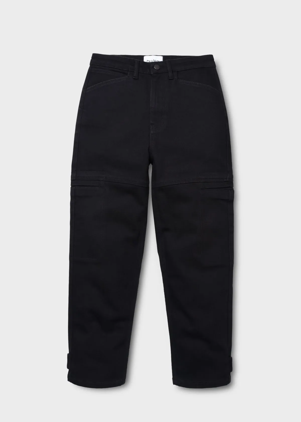 All-Weather Denim High Rise Barrel Pant - Black sold by DUER product image thumbnail 2