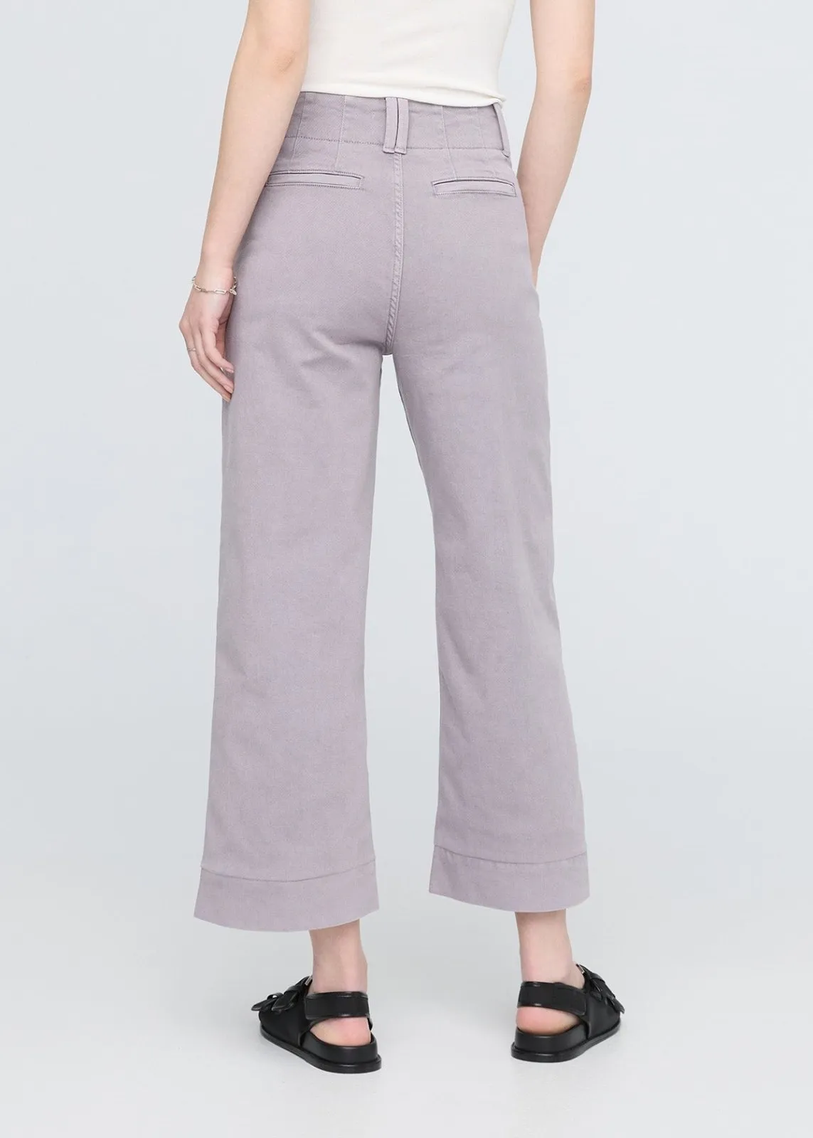 LuxTwill High Rise Trouser - Ash sold by DUER product image thumbnail 4