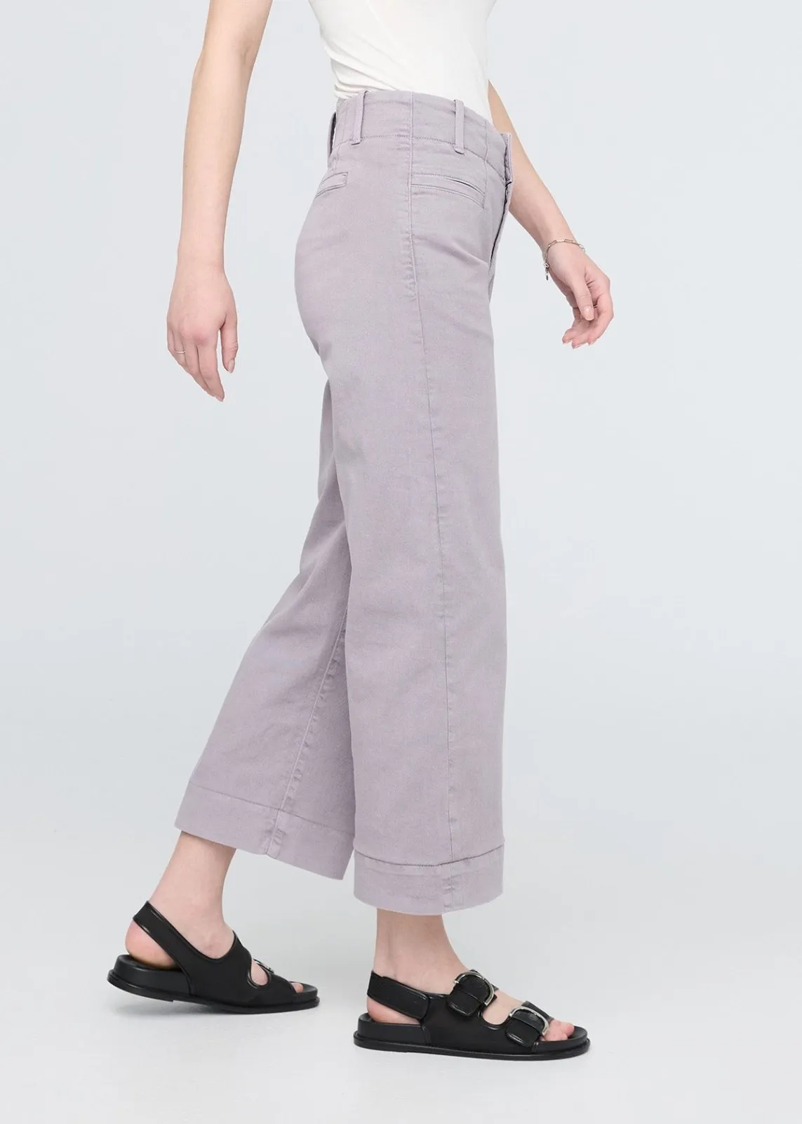 LuxTwill High Rise Trouser - Ash sold by DUER product image thumbnail 3