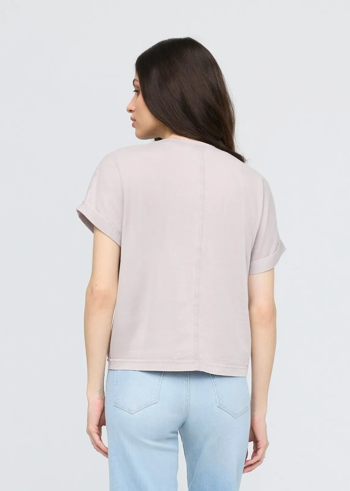 PurePima Vintage Dolman Tee - Washed Ash sold by DUER product image thumbnail 4