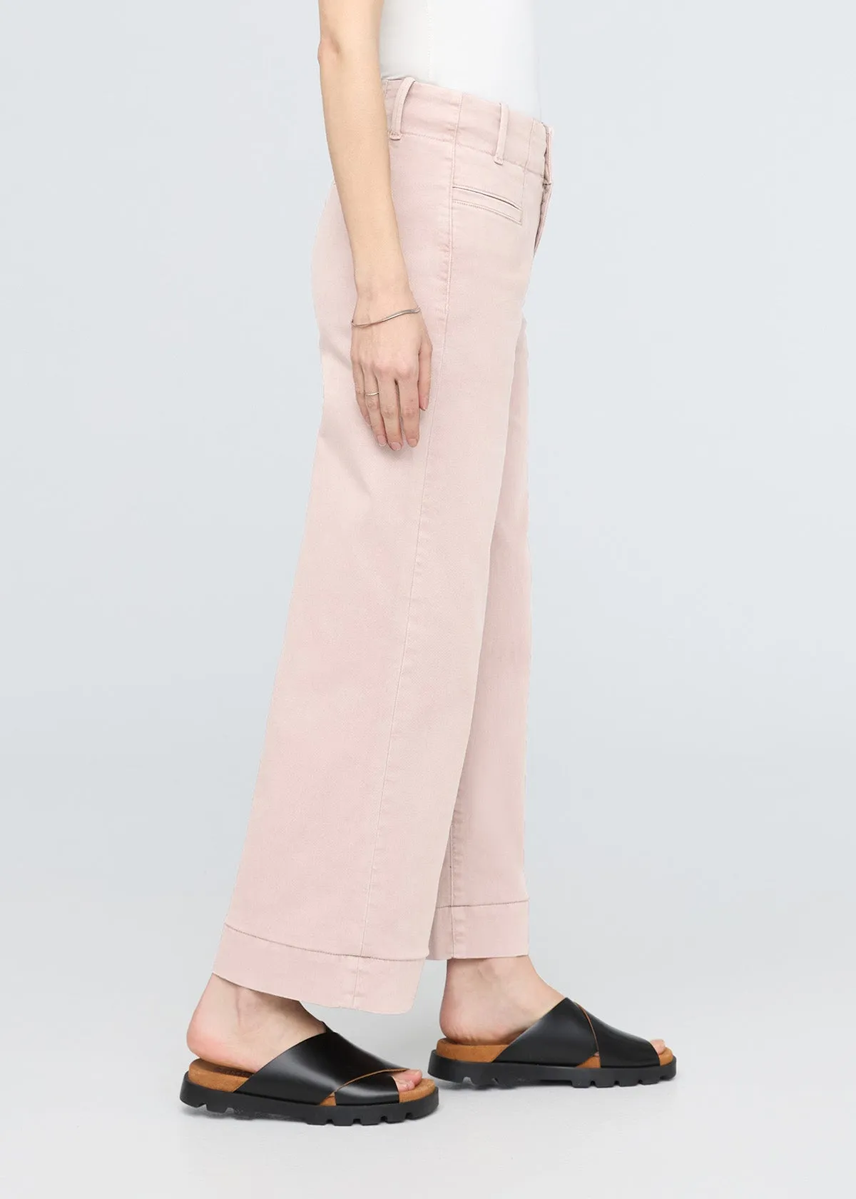LuxTwill High Rise Trouser - Soft Rose sold by DUER product image thumbnail 3