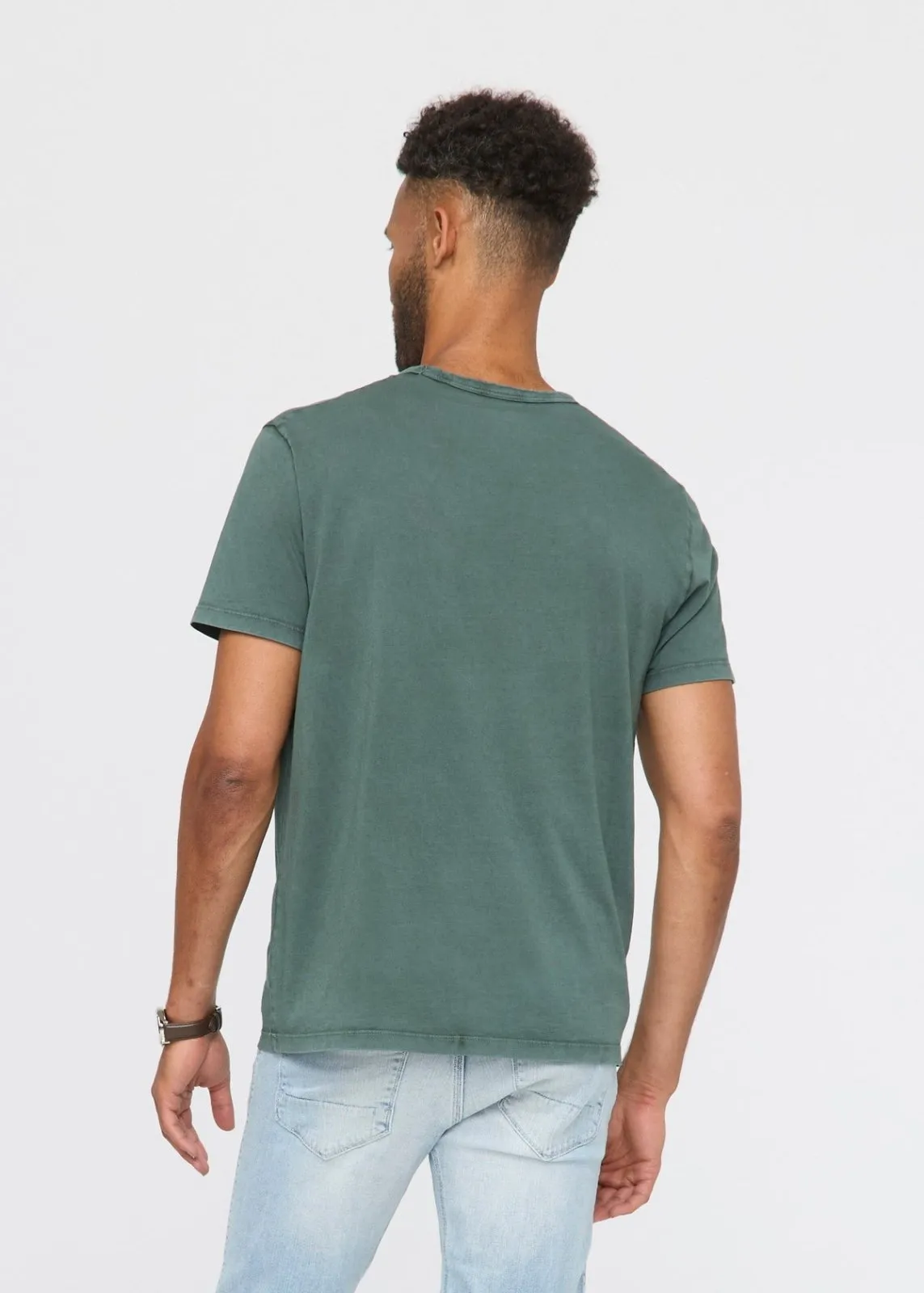 PurePima Vintage Pocket Tee - Washed Peat sold by DUER product image thumbnail 4
