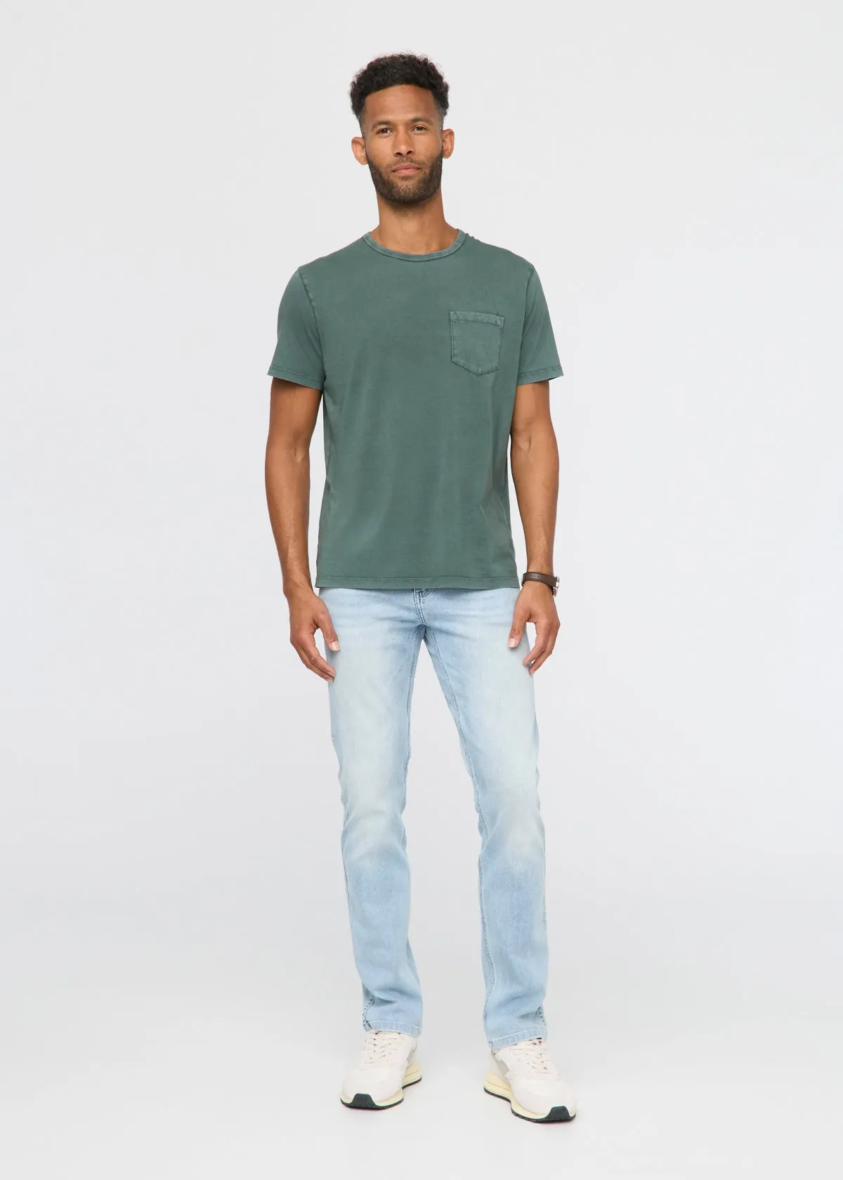 PurePima Vintage Pocket Tee - Washed Peat sold by DUER product image thumbnail 2