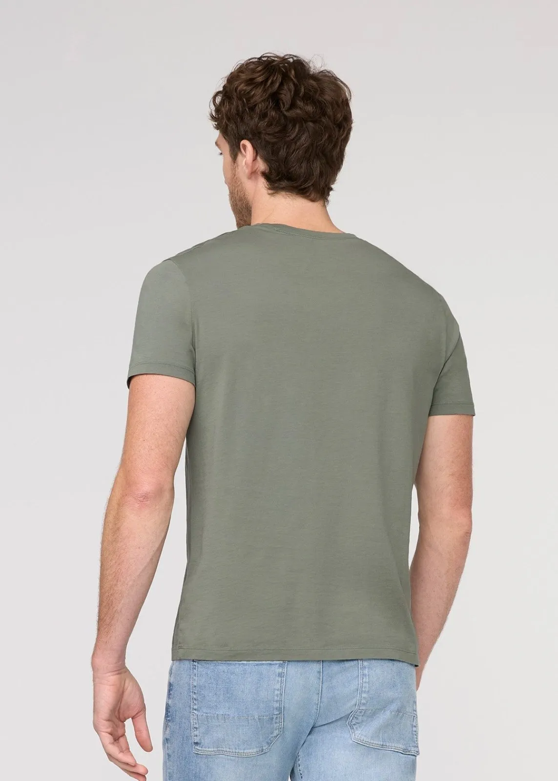 PurePima Only Tee - Thyme sold by DUER product image thumbnail 4