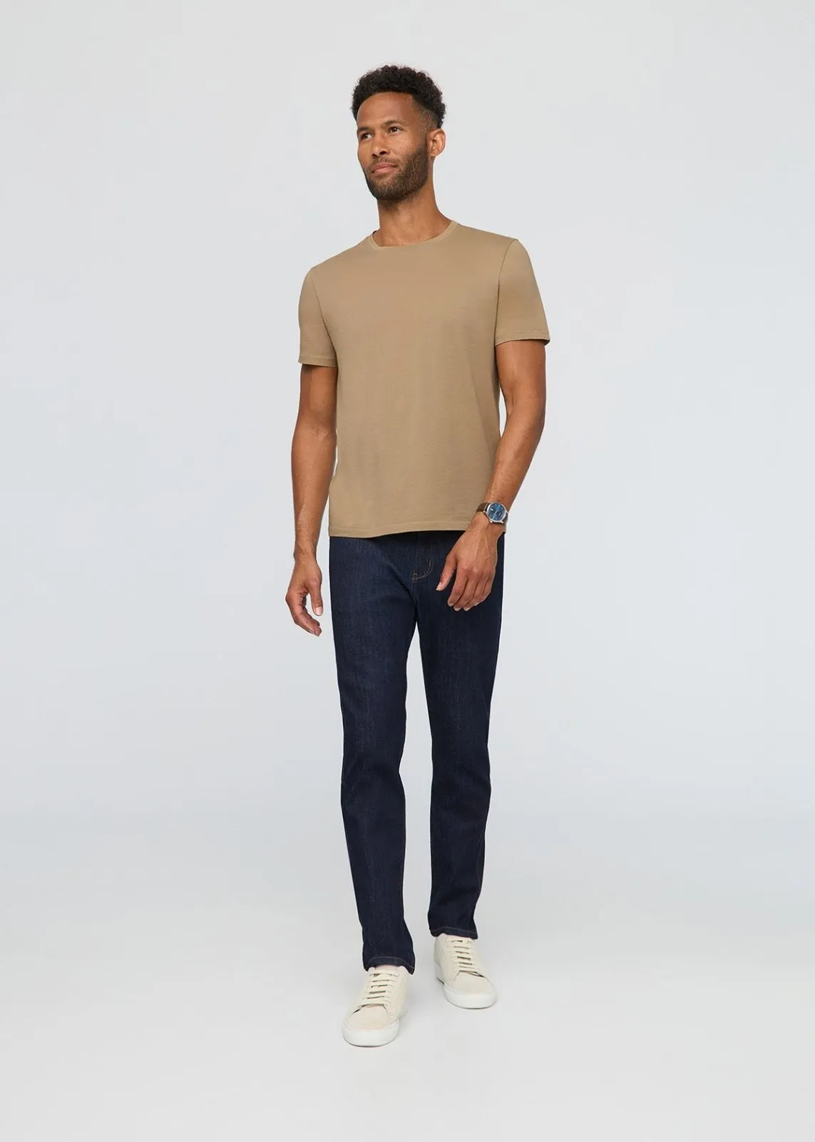 PurePima Only Tee - Desert Khaki sold by DUER product image thumbnail 2