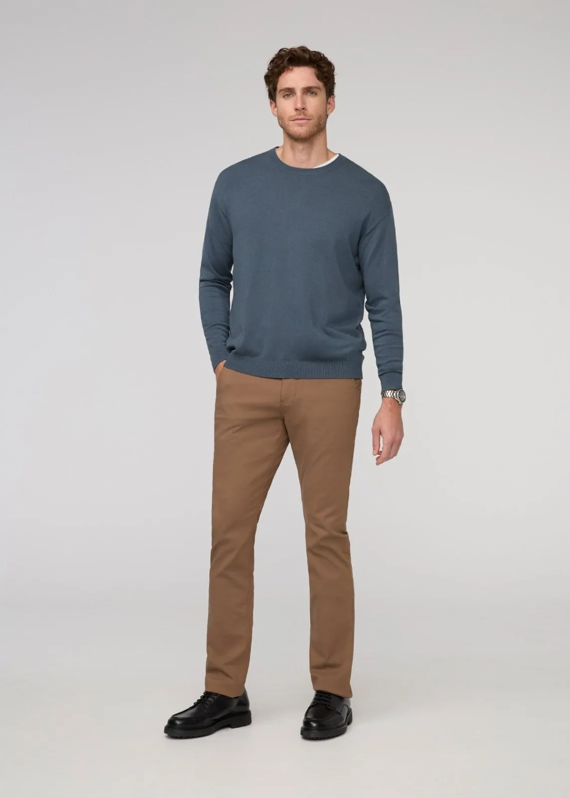NuStretch Slim Straight Trouser - Warm Sand sold by DUER product image thumbnail 2