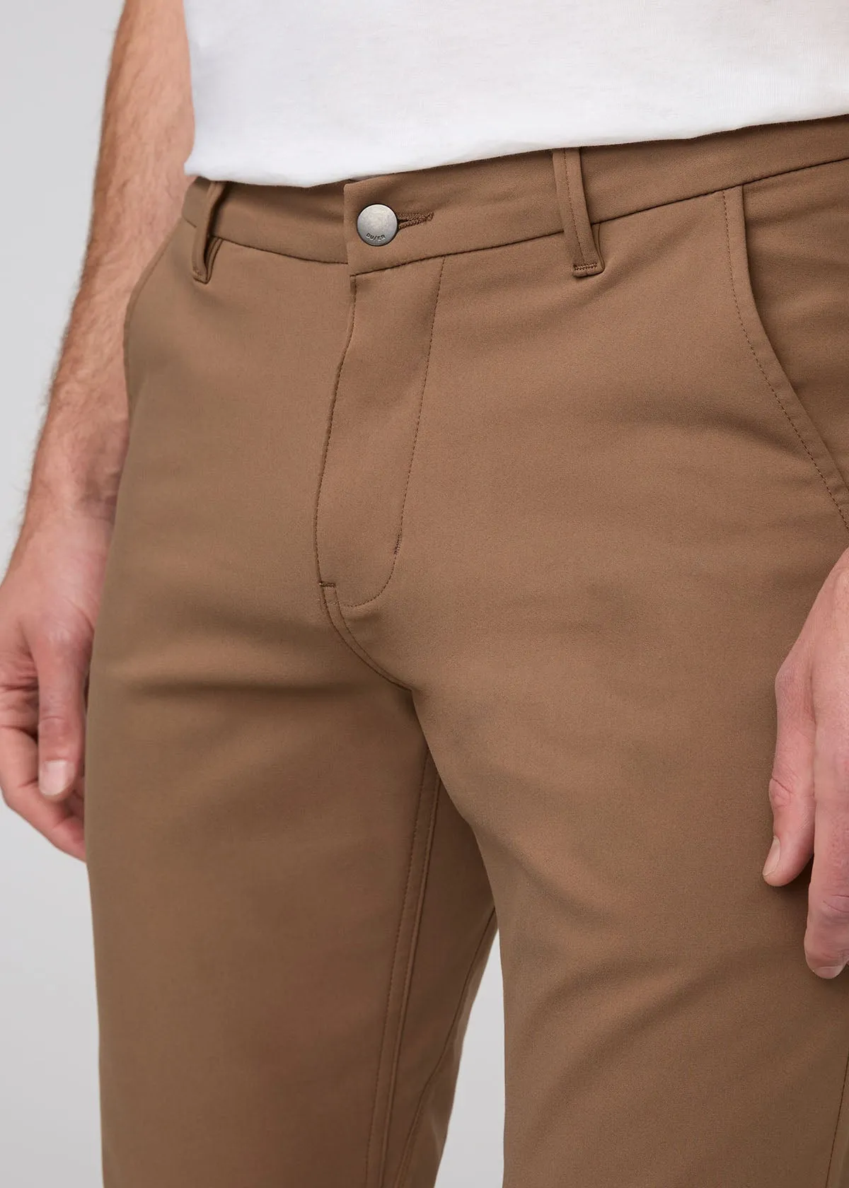 NuStretch Slim Straight Trouser - Warm Sand sold by DUER product image thumbnail 5