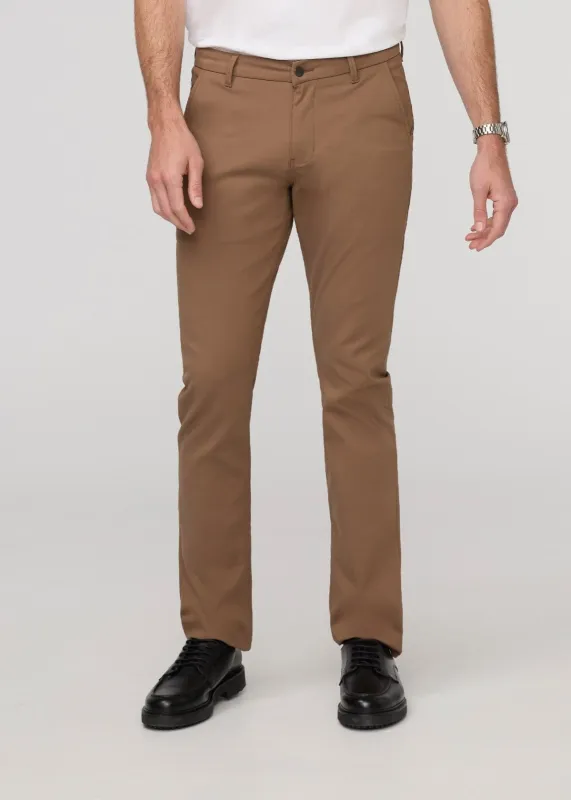 NuStretch Slim Straight Trouser - Warm Sand sold by DUER