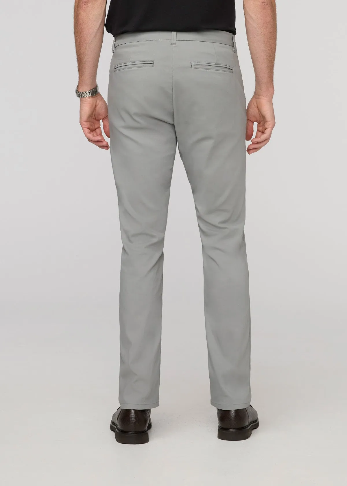 NuStretch Slim Straight Trouser - Clean Grey sold by DUER product image thumbnail 4