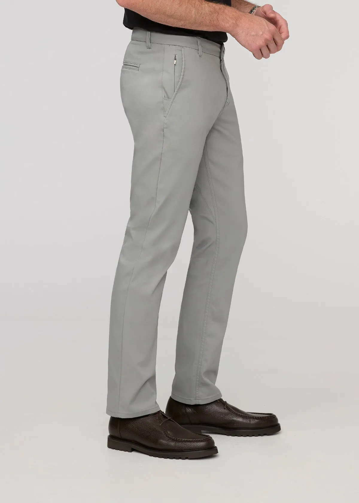 NuStretch Slim Straight Trouser - Clean Grey sold by DUER product image thumbnail 3