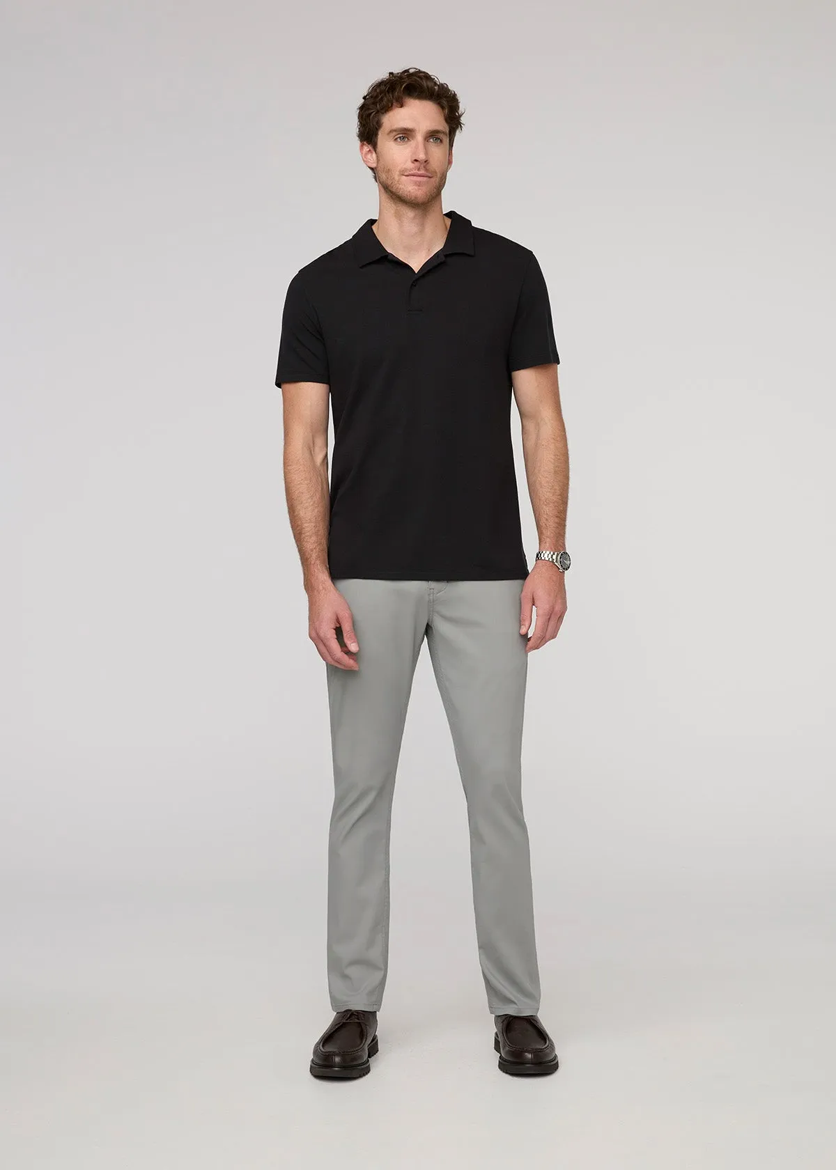 NuStretch Slim Straight Trouser - Clean Grey sold by DUER product image thumbnail 2