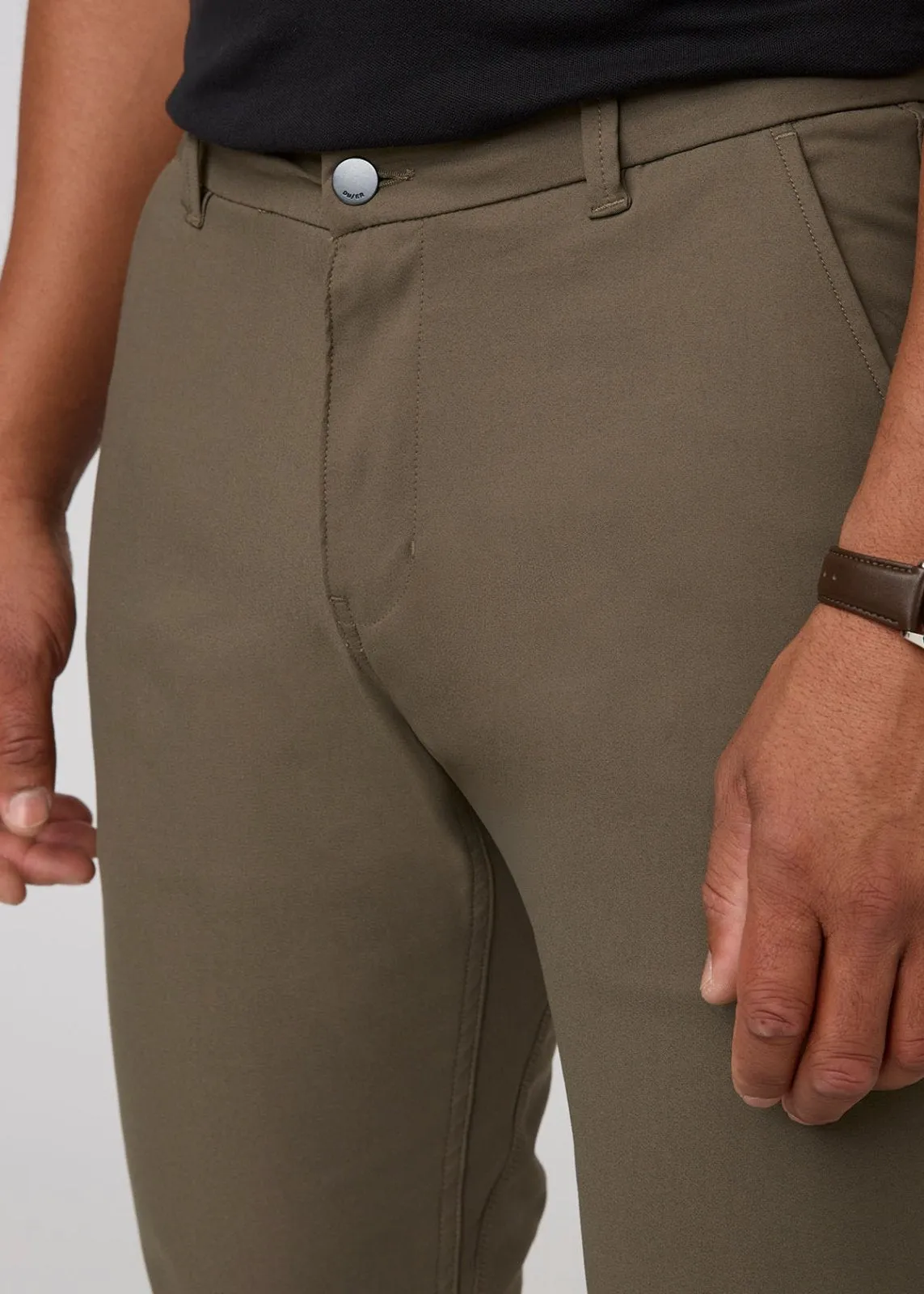 NuStretch Relaxed Taper Trouser - Thyme sold by DUER product image thumbnail 5