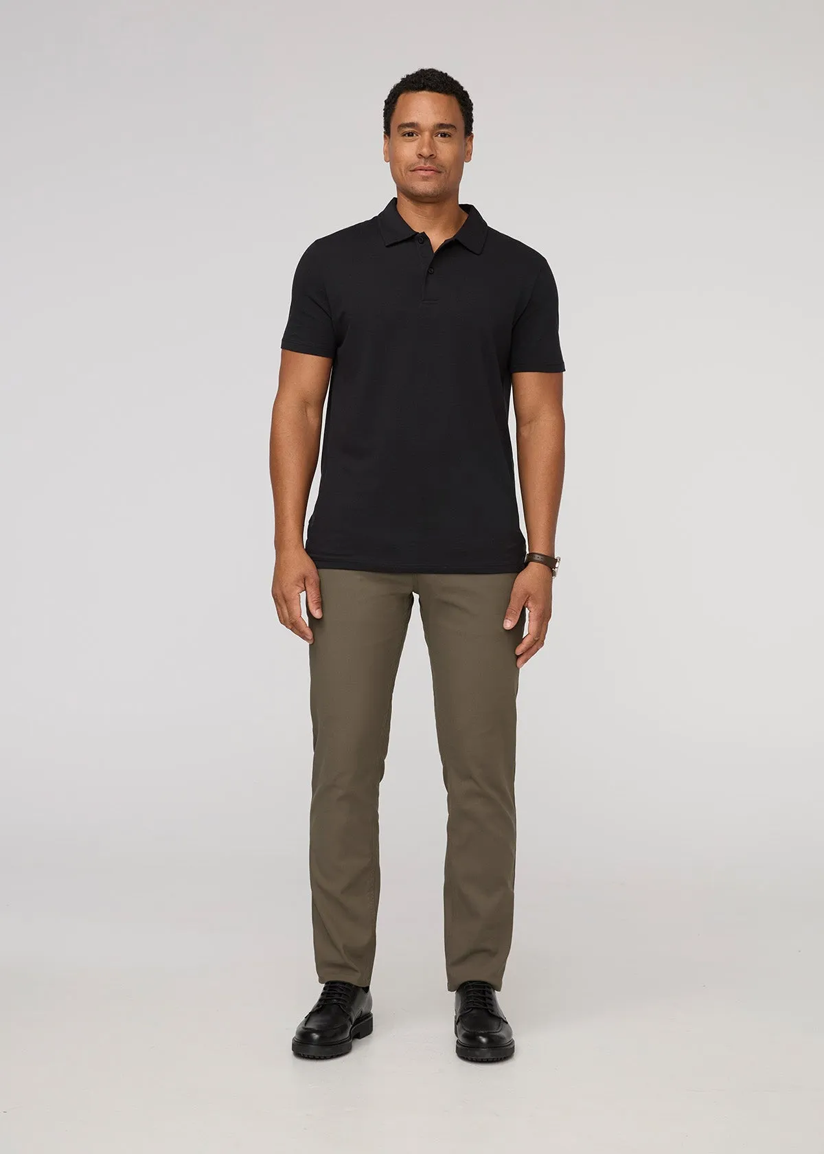 NuStretch Relaxed Taper Trouser - Thyme sold by DUER product image thumbnail 2