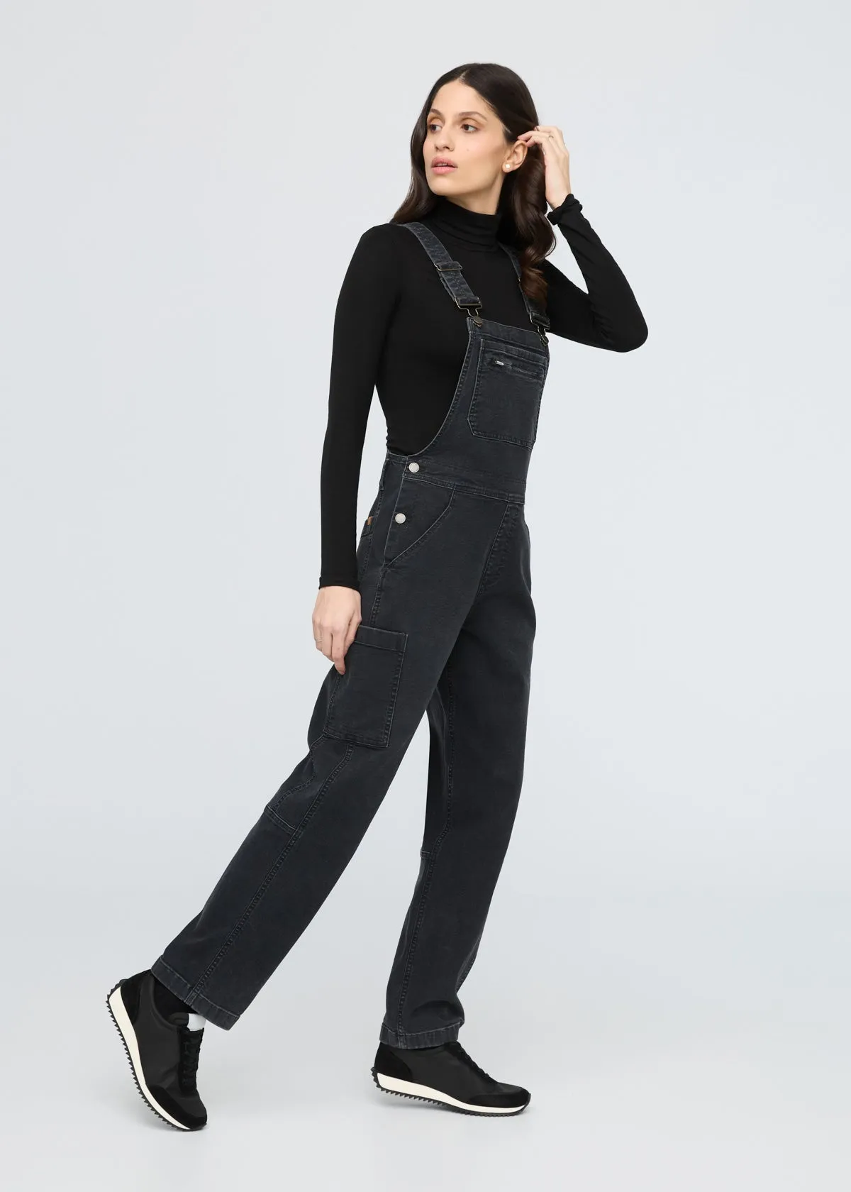 Stretch Canvas Overall - Black sold by DUER product image thumbnail 2