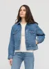 Midweight Denim Pleated Jacket sold by DUER