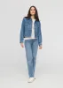 Midweight Denim Pleated Jacket sold by DUER