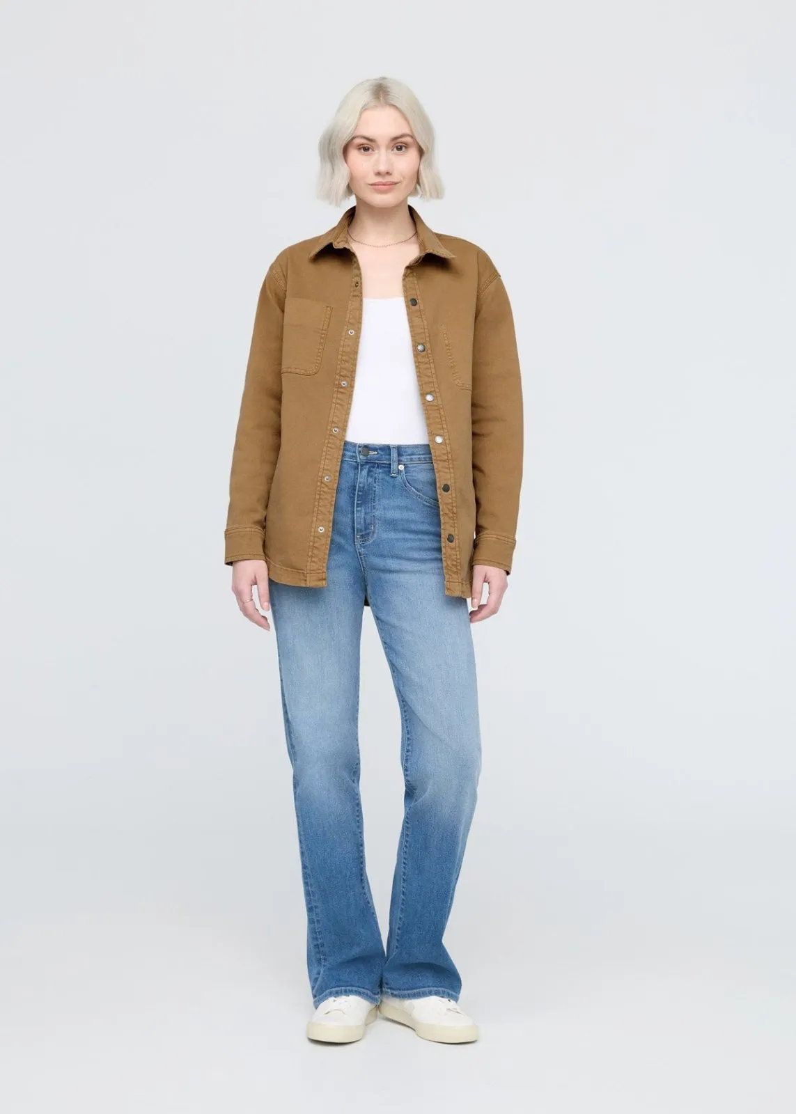 LuxTwill Overshirt - Camel sold by DUER product image thumbnail 2