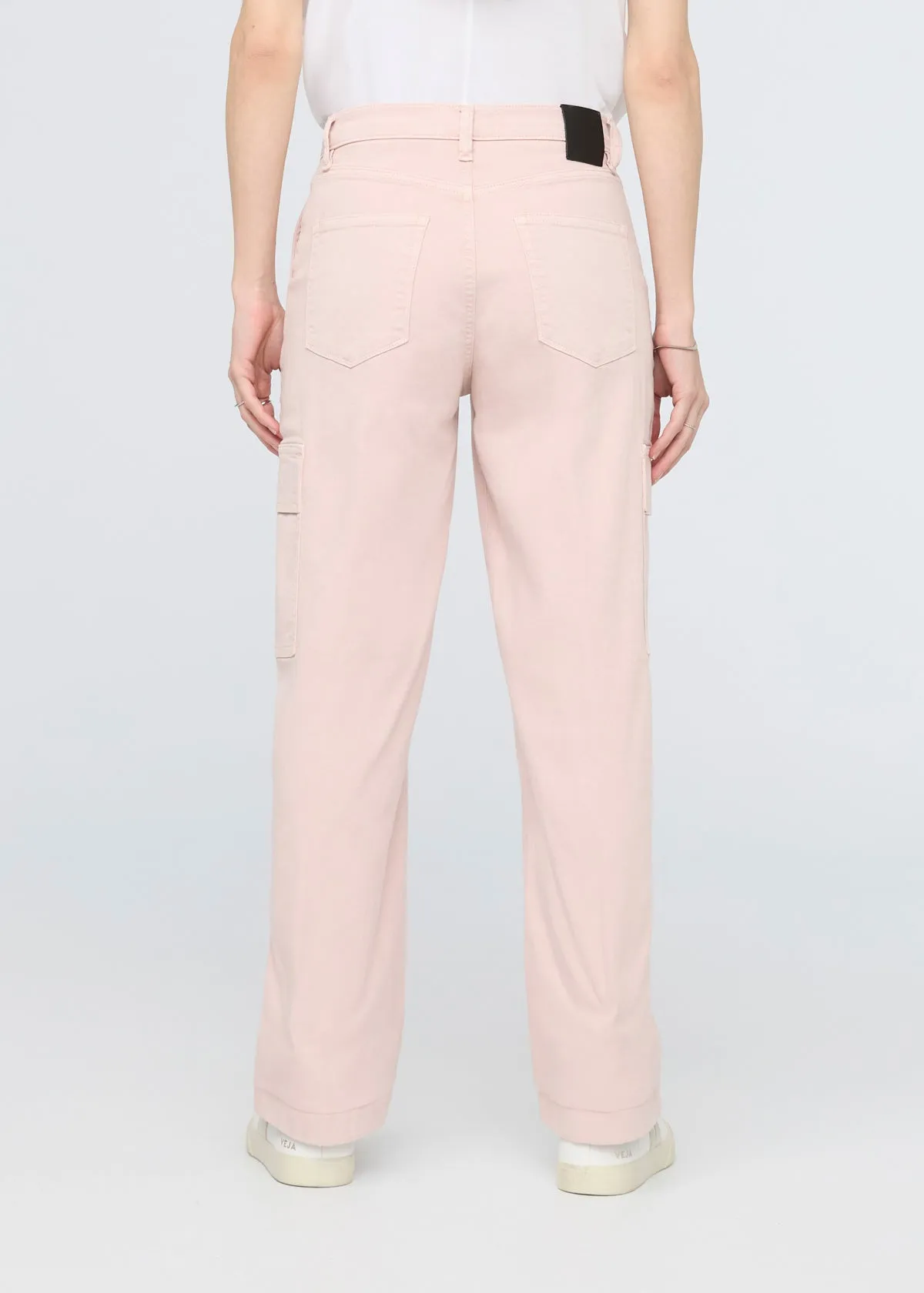 LuxTwill High Rise Cargo Pant - Soft Rose sold by DUER product image thumbnail 4