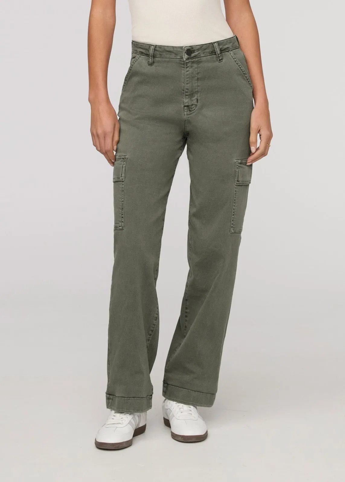 LuxTwill High Rise Cargo Pant sold by DUER