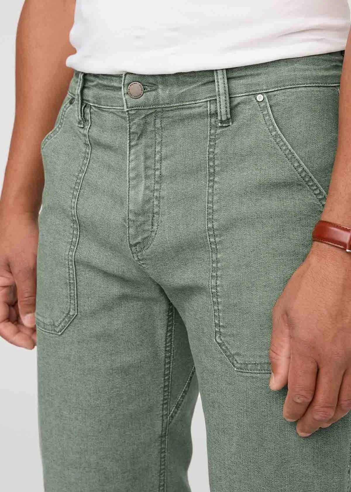 Stretch Canvas Utility Pant - Pine sold by DUER product image thumbnail 5
