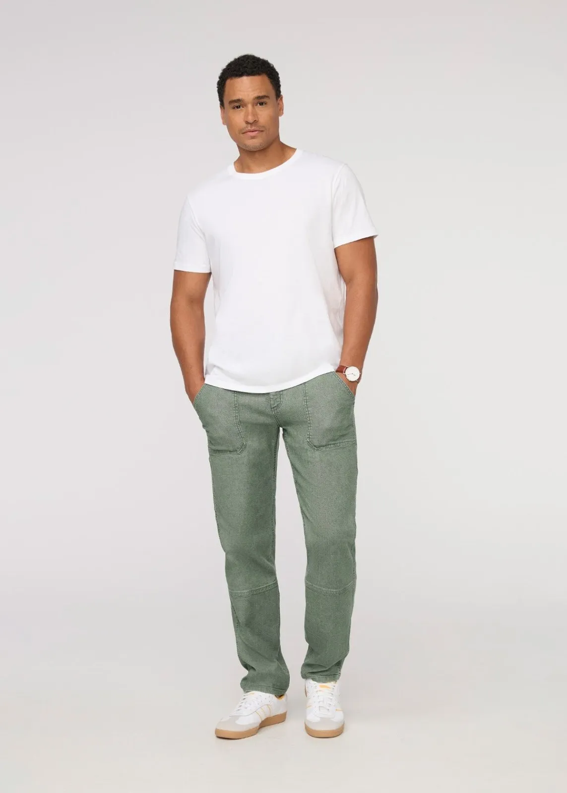 Stretch Canvas Utility Pant - Pine sold by DUER product image thumbnail 2
