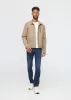 Stretch Canvas Utility Jacket - Tan sold by DUER