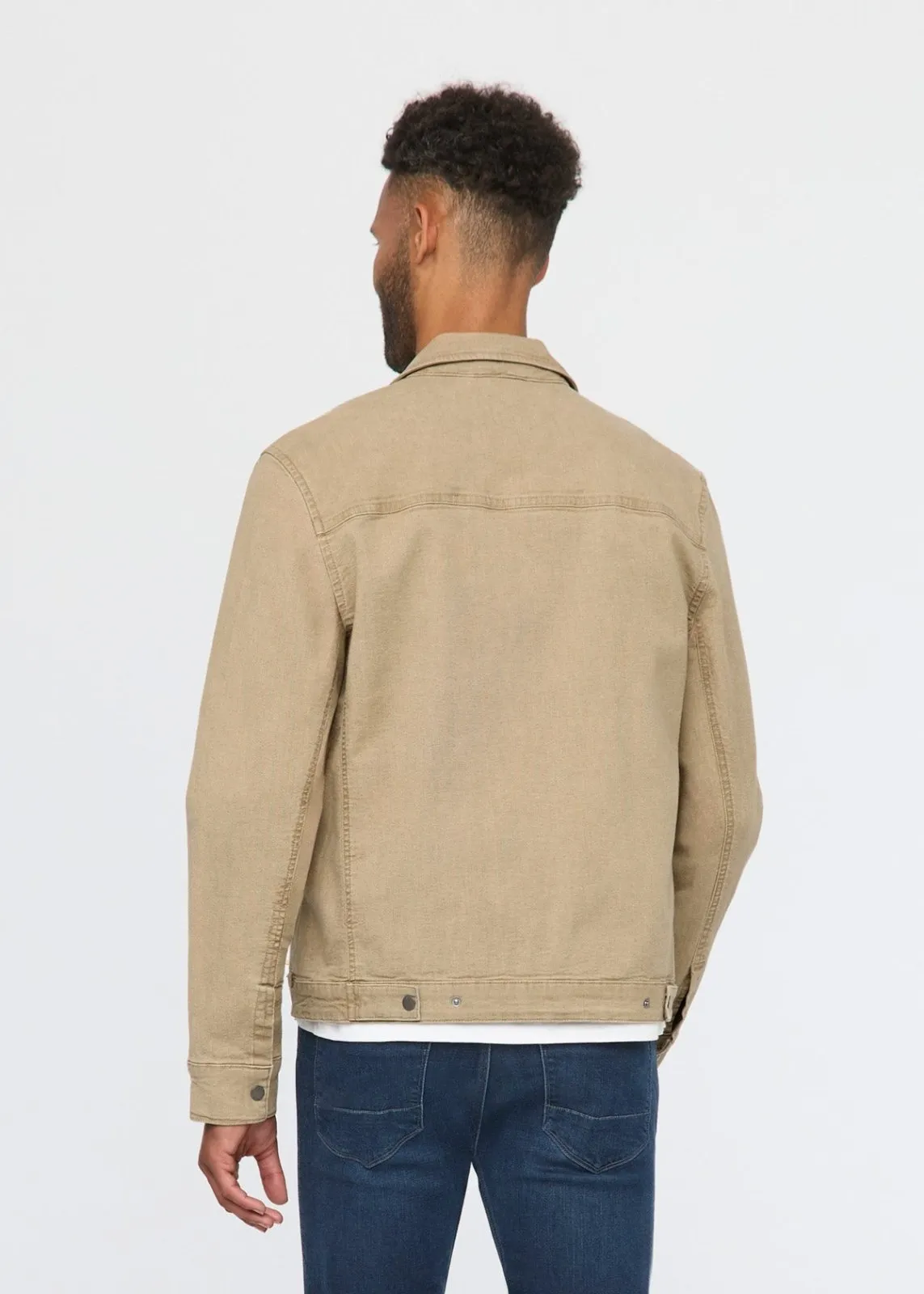 Stretch Canvas Utility Jacket - Tan sold by DUER product image thumbnail 4