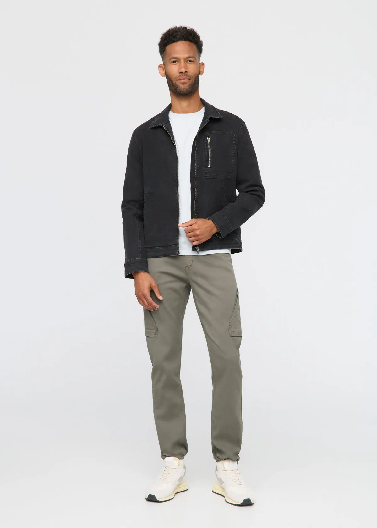 Stretch Canvas Utility Jacket - Black sold by DUER product image thumbnail 2