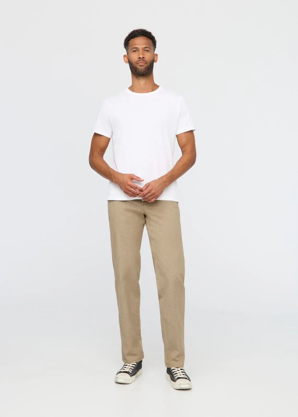 Stretch Canvas Relaxed Straight Chino - Tan sold by DUER product image thumbnail 2