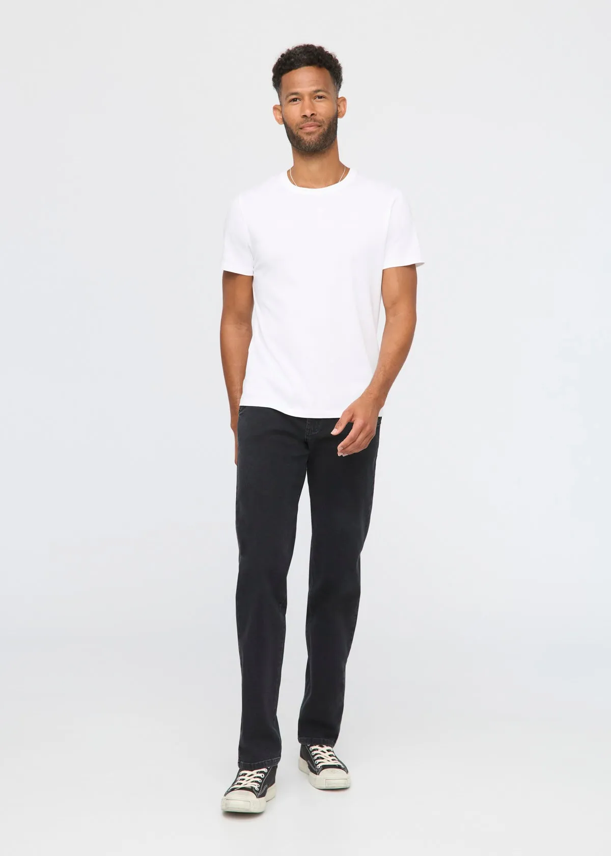 Stretch Canvas Relaxed Straight Chino - Black sold by DUER product image thumbnail 2