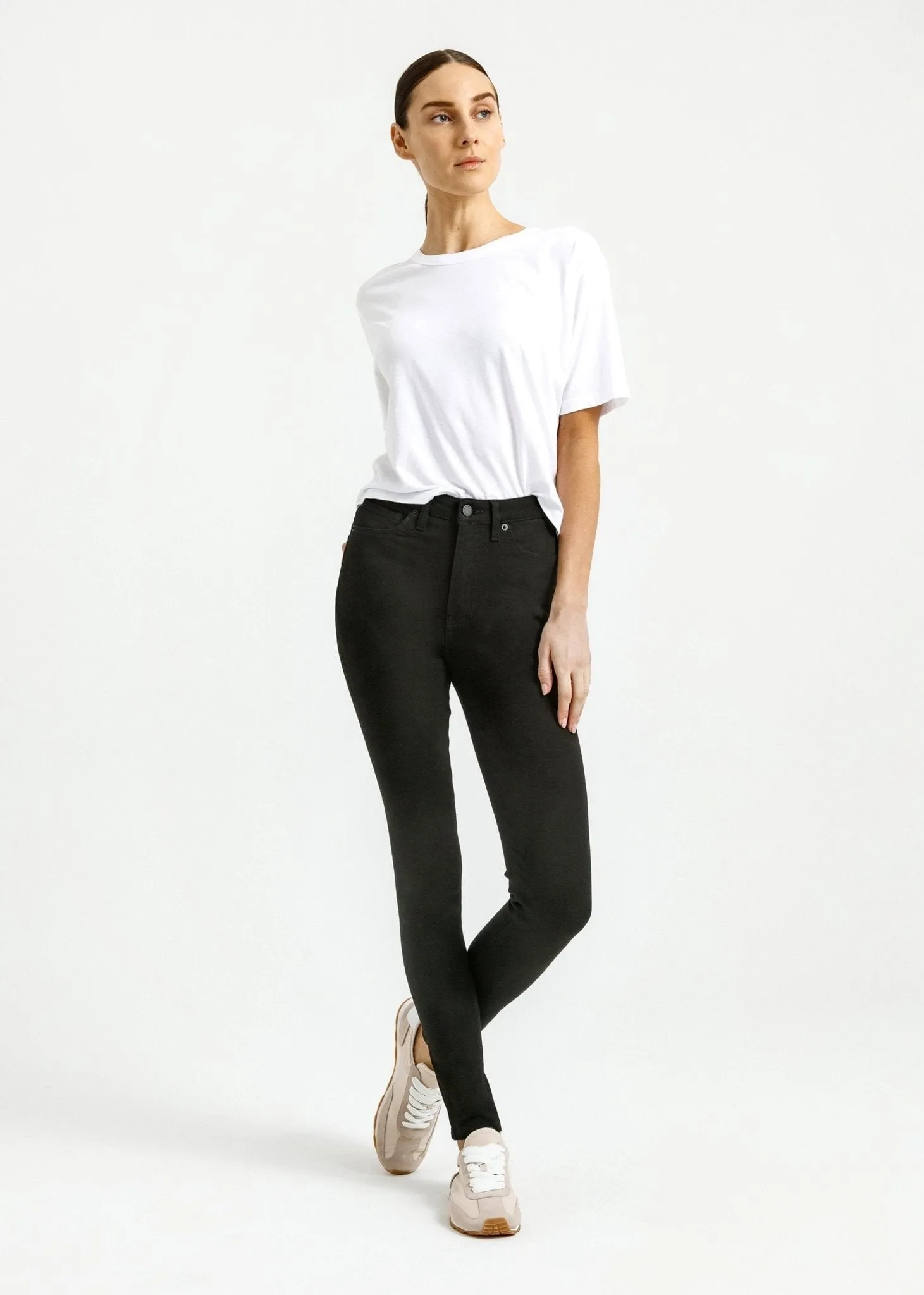 Four Way Flex High Rise Skinny - Black sold by DUER product image thumbnail 2