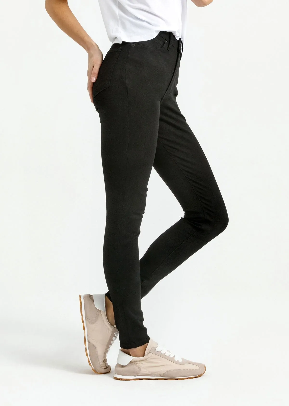 Four Way Flex High Rise Skinny - Black sold by DUER product image thumbnail 3