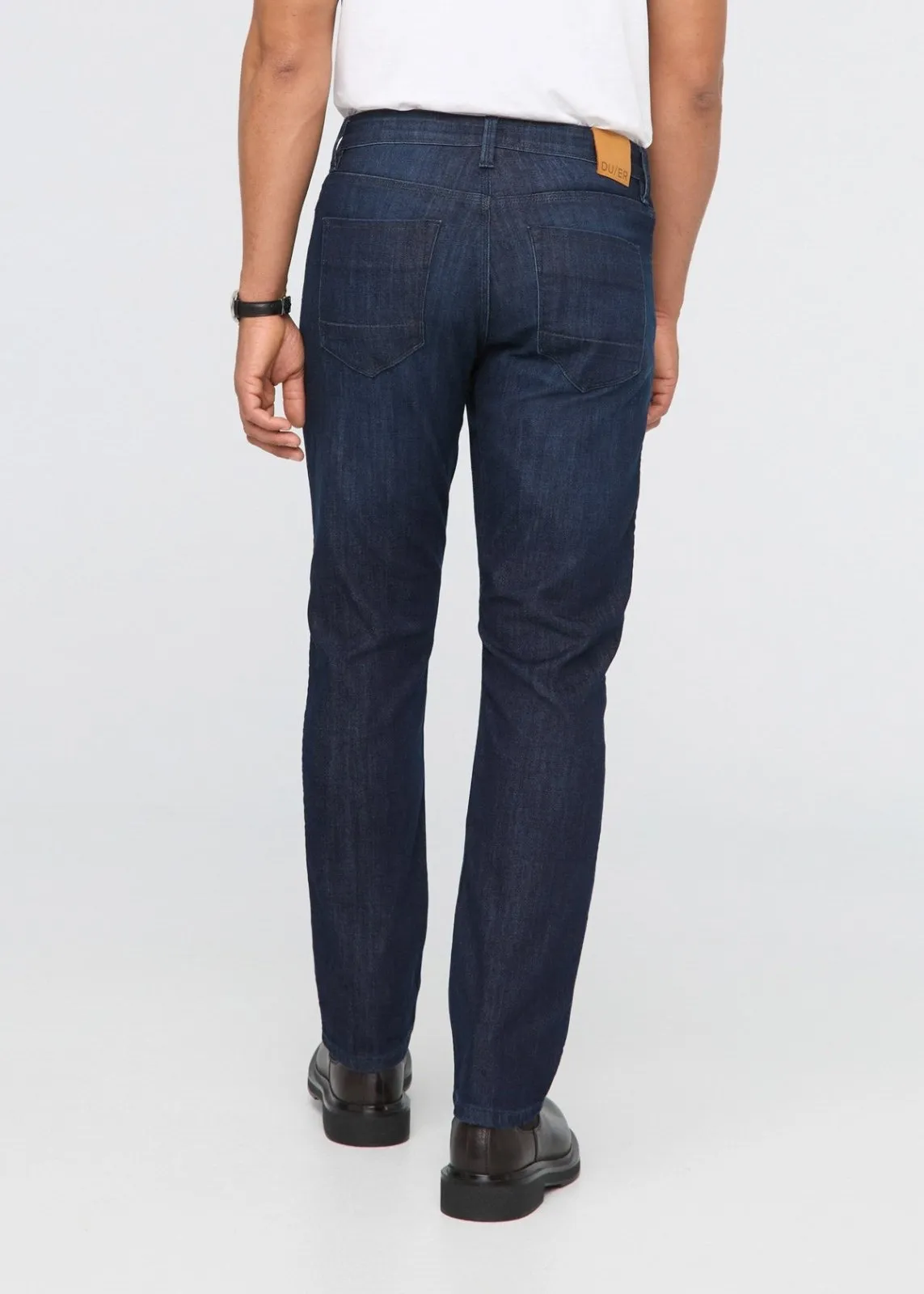 Performance Denim Athletic Straight - Modern Dark Indigo sold by DUER product image thumbnail 4