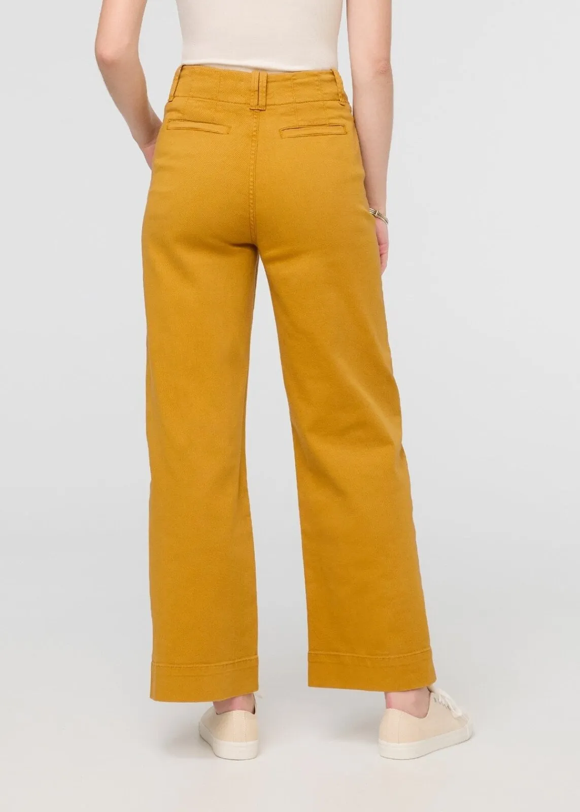 LuxTwill High Rise Trouser - Cider sold by DUER product image thumbnail 4